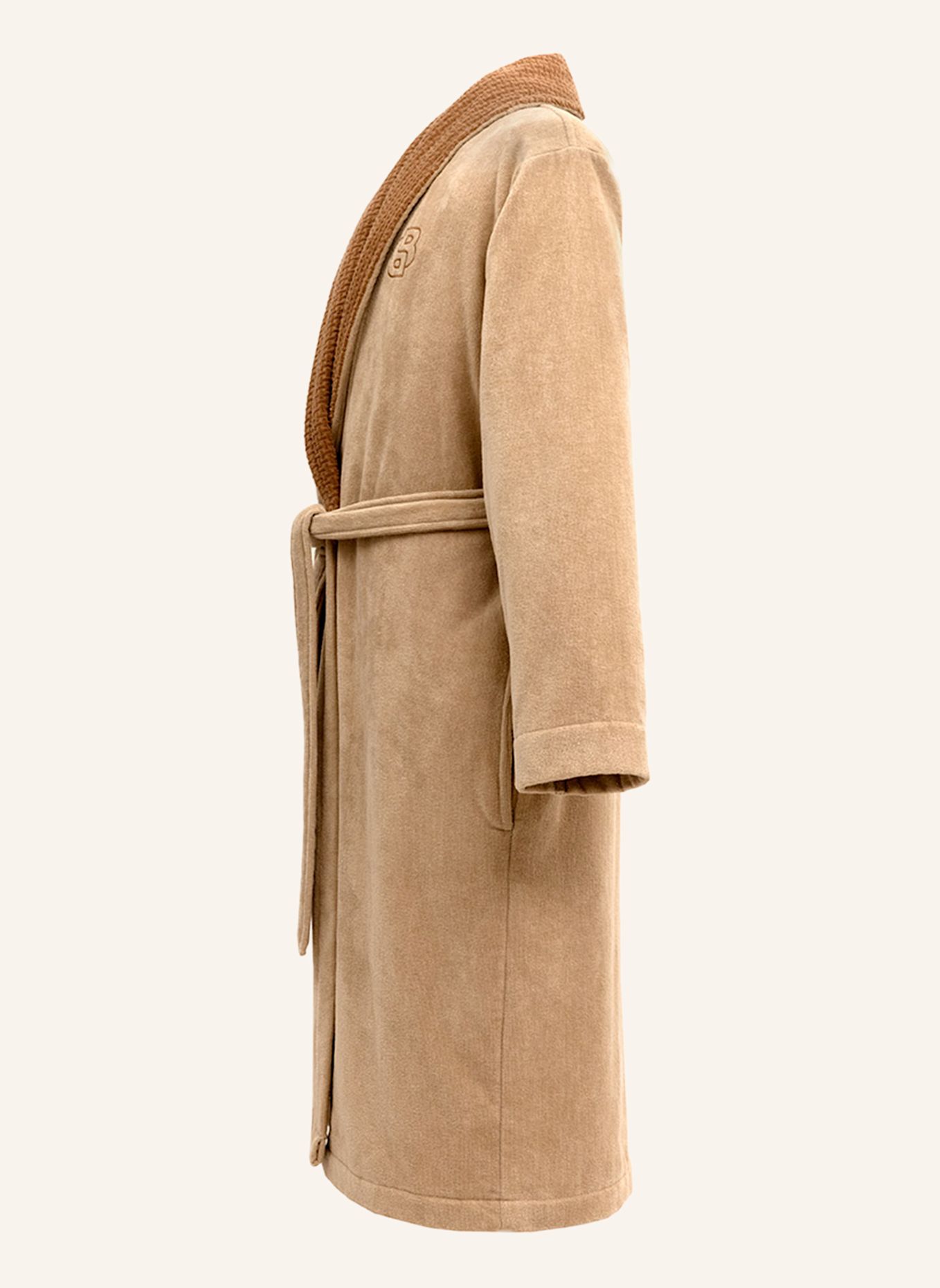 BOSS Badjas DOUBLEB: BEIGE