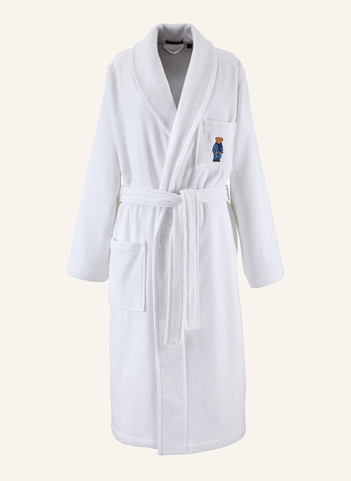 RALPH LAUREN HOME Badjas DENIMBEAR: WIT