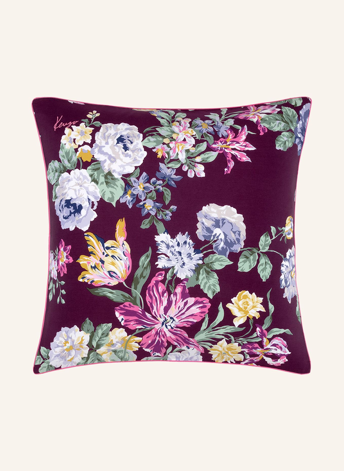 KENZO HOME Bettwäsche Set KBOUQUET: DUNKELROT