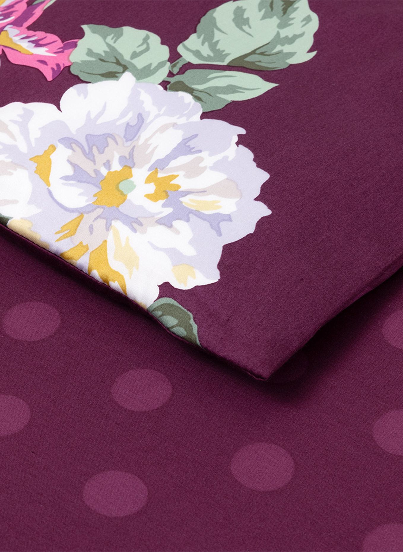 KENZO HOME Bettwäsche Set KBOUQUET: DUNKELROT