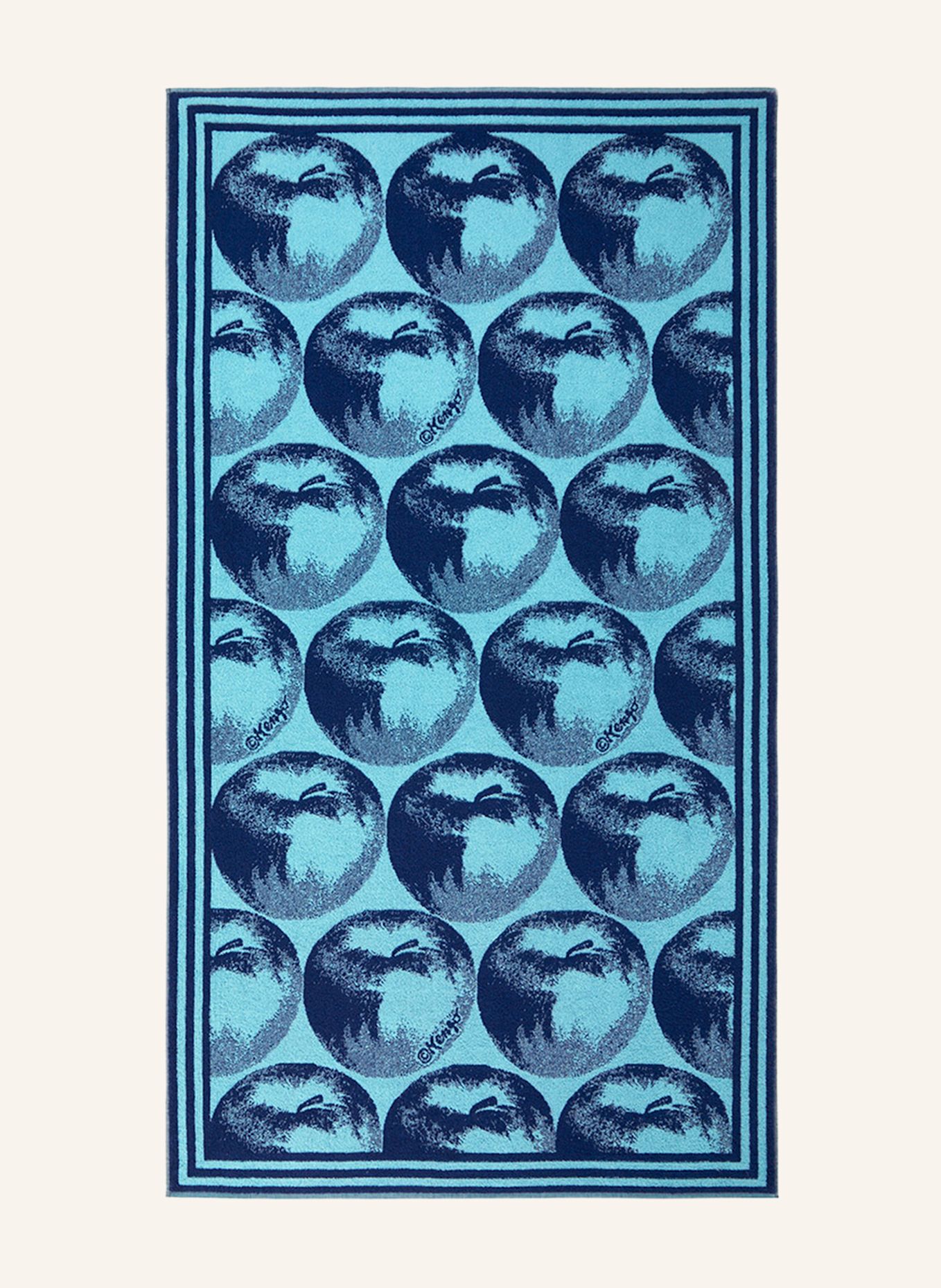 KENZO HOME Strandtuch KAPPLE: BLAU