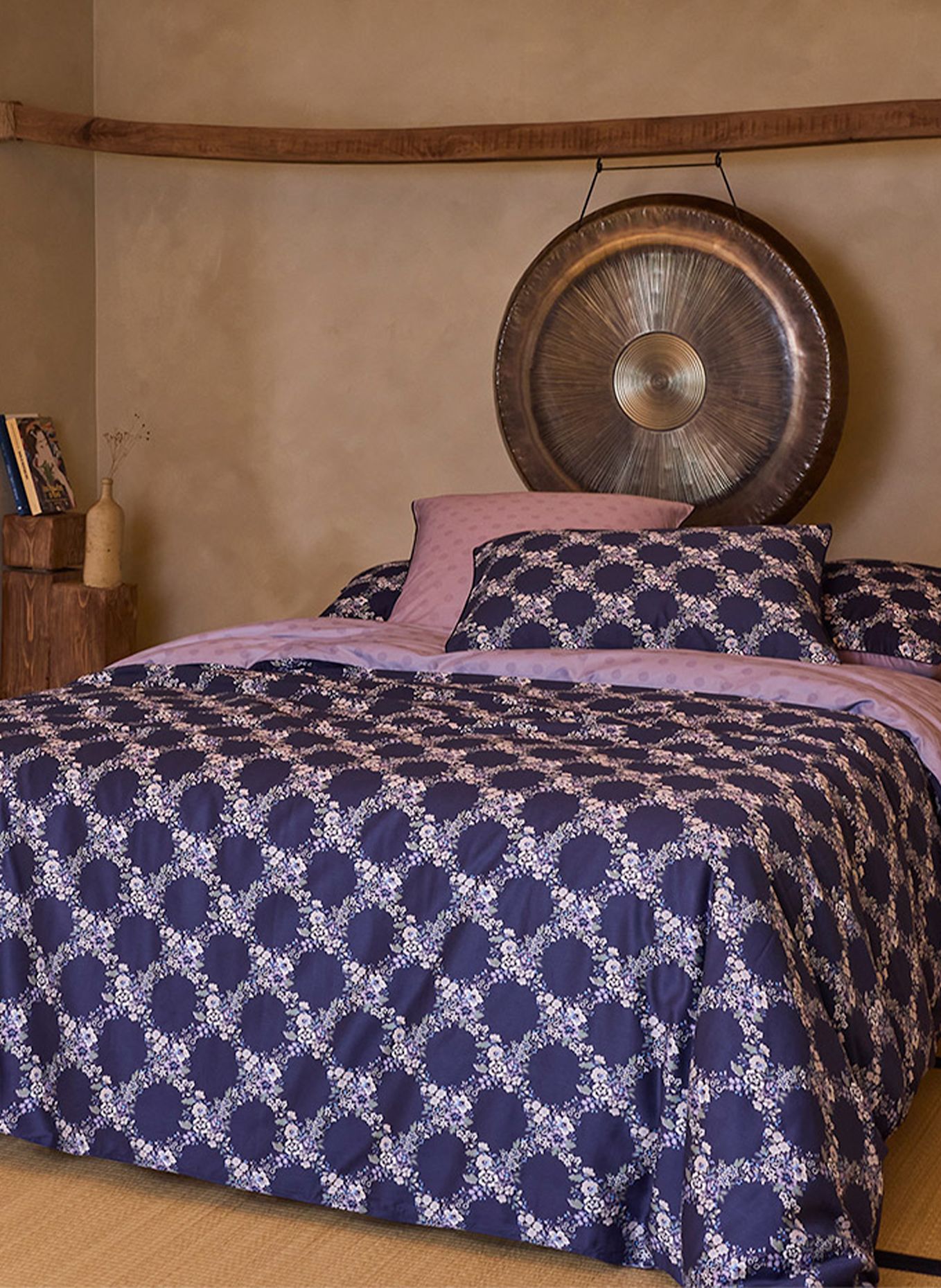 KENZO HOME Bettwäsche Set KDOTS: DUNKELBLAU