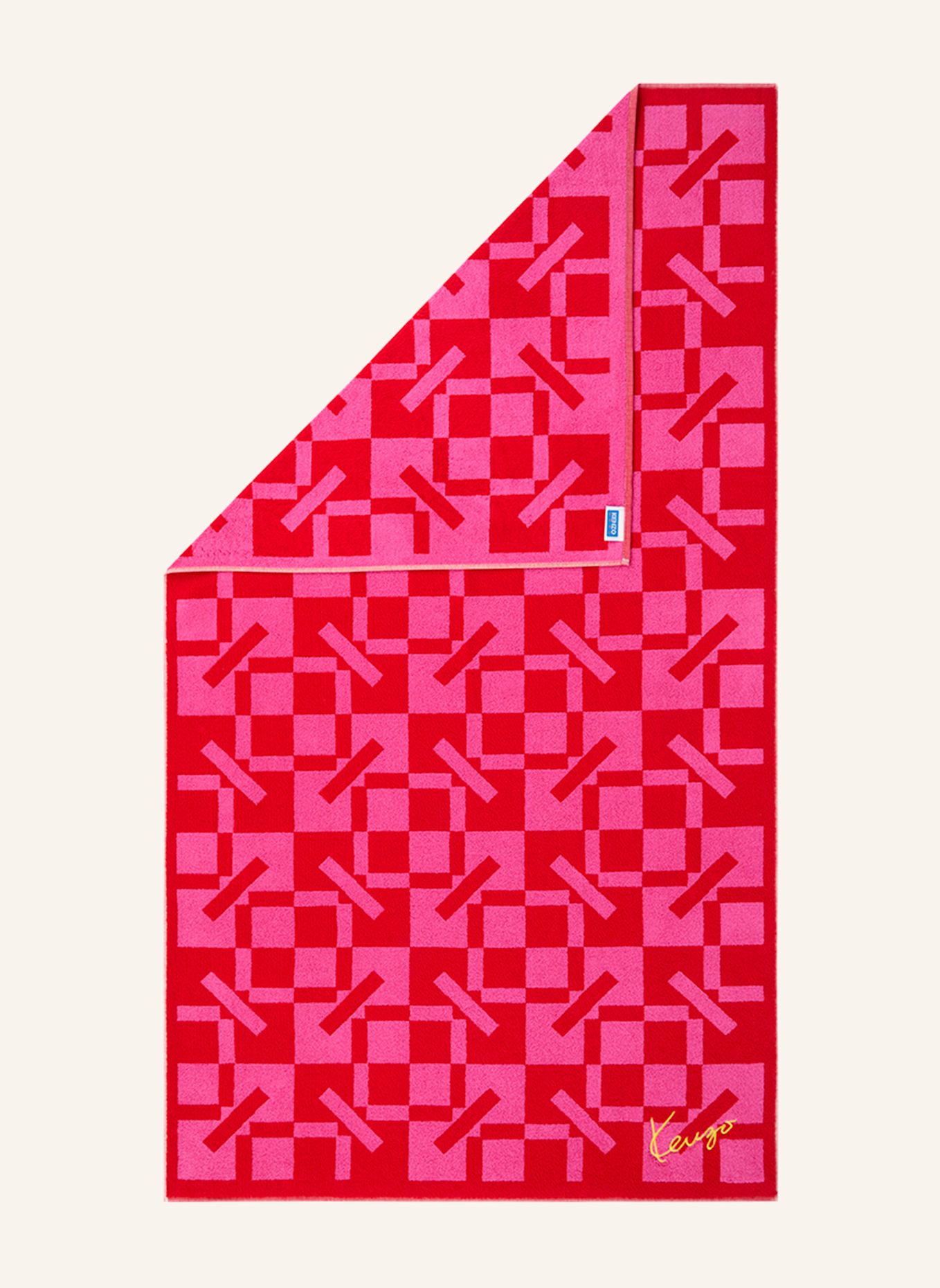 KENZO HOME Strandtuch KMONOGRA: ROT