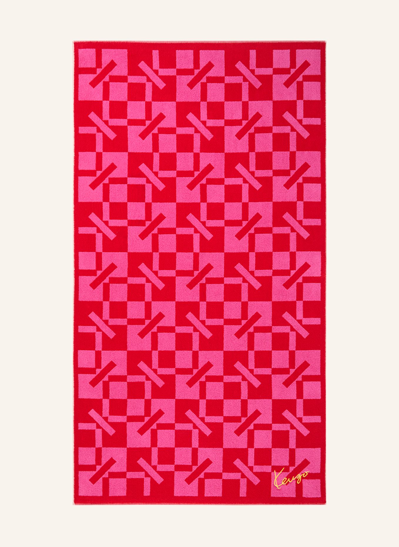 KENZO HOME Strandtuch KMONOGRA: ROT