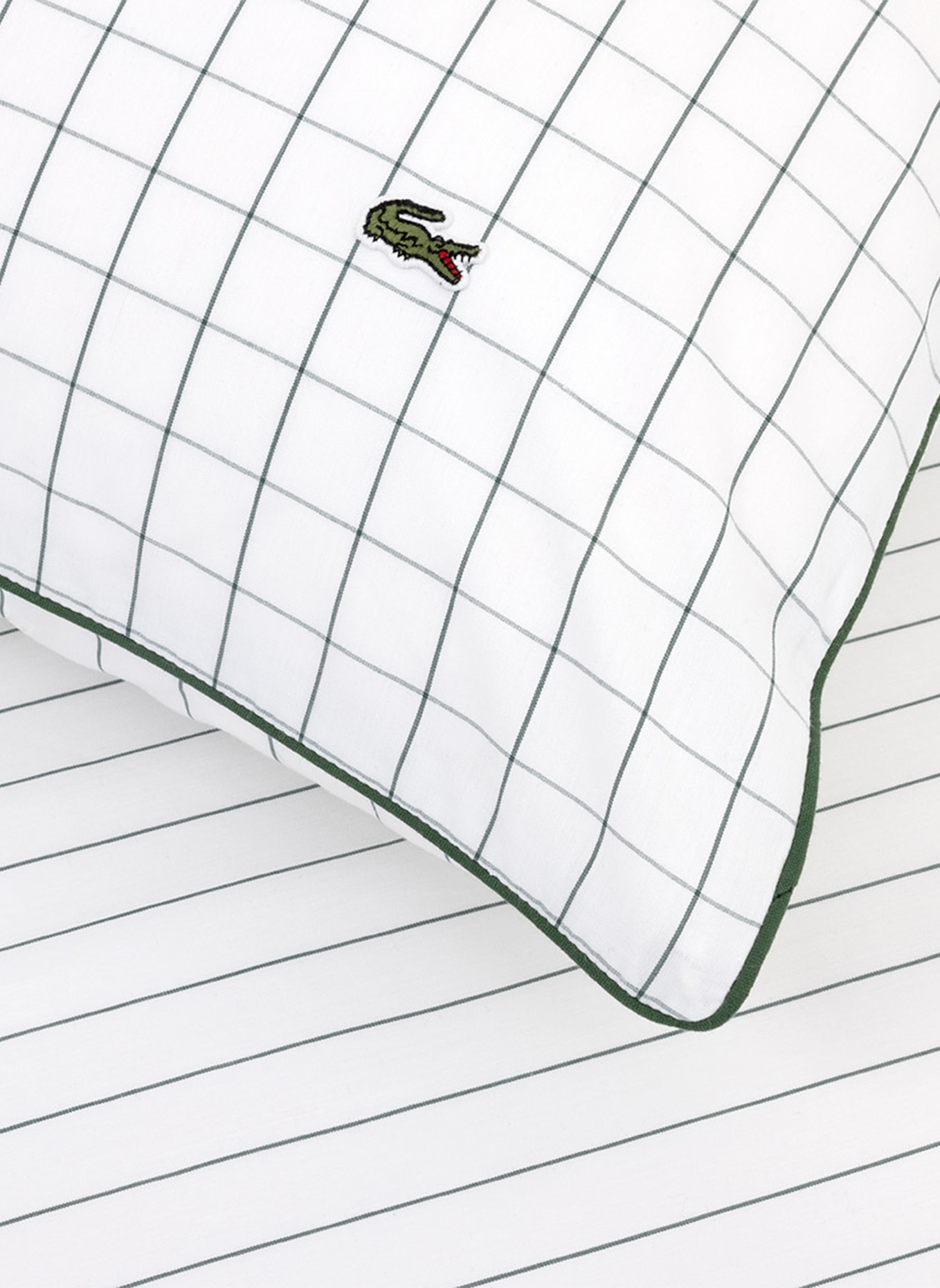 LACOSTE Bettwäsche Set LTENNISN: DUNKELGRÜN