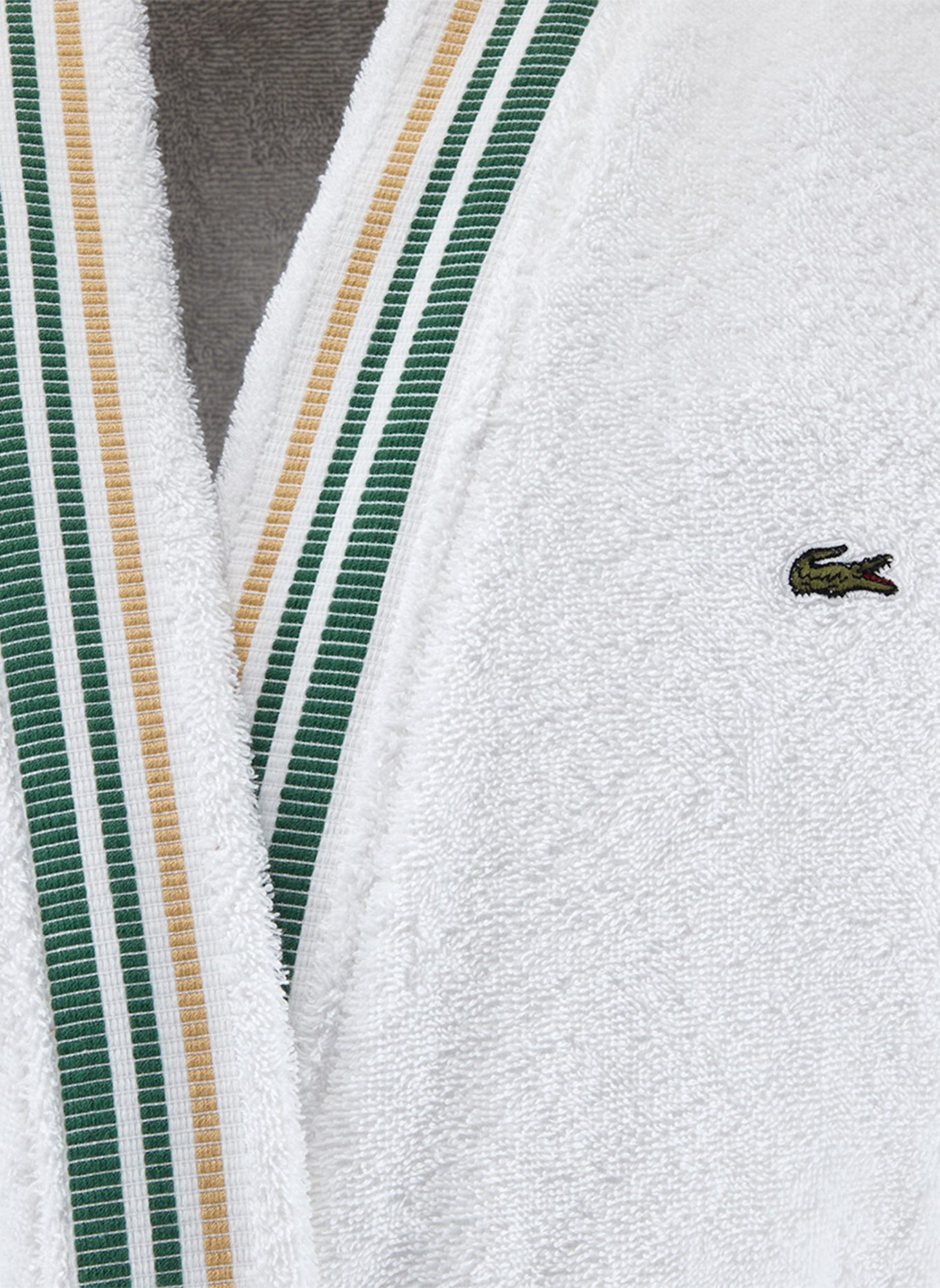 LACOSTE Badjas LSCORE: WIT