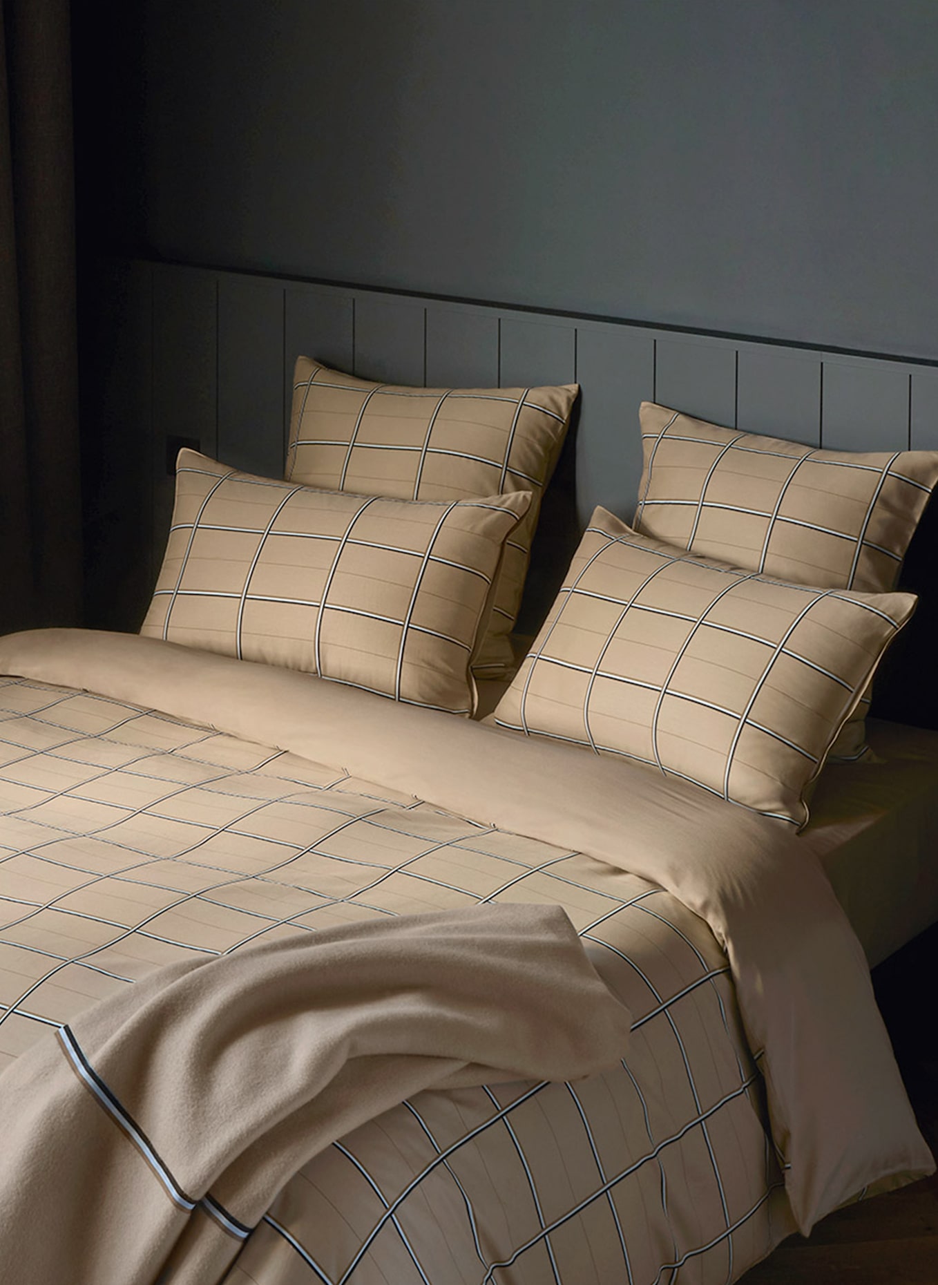 BOSS Bettwäsche Set BOSSCHECK: BEIGE
