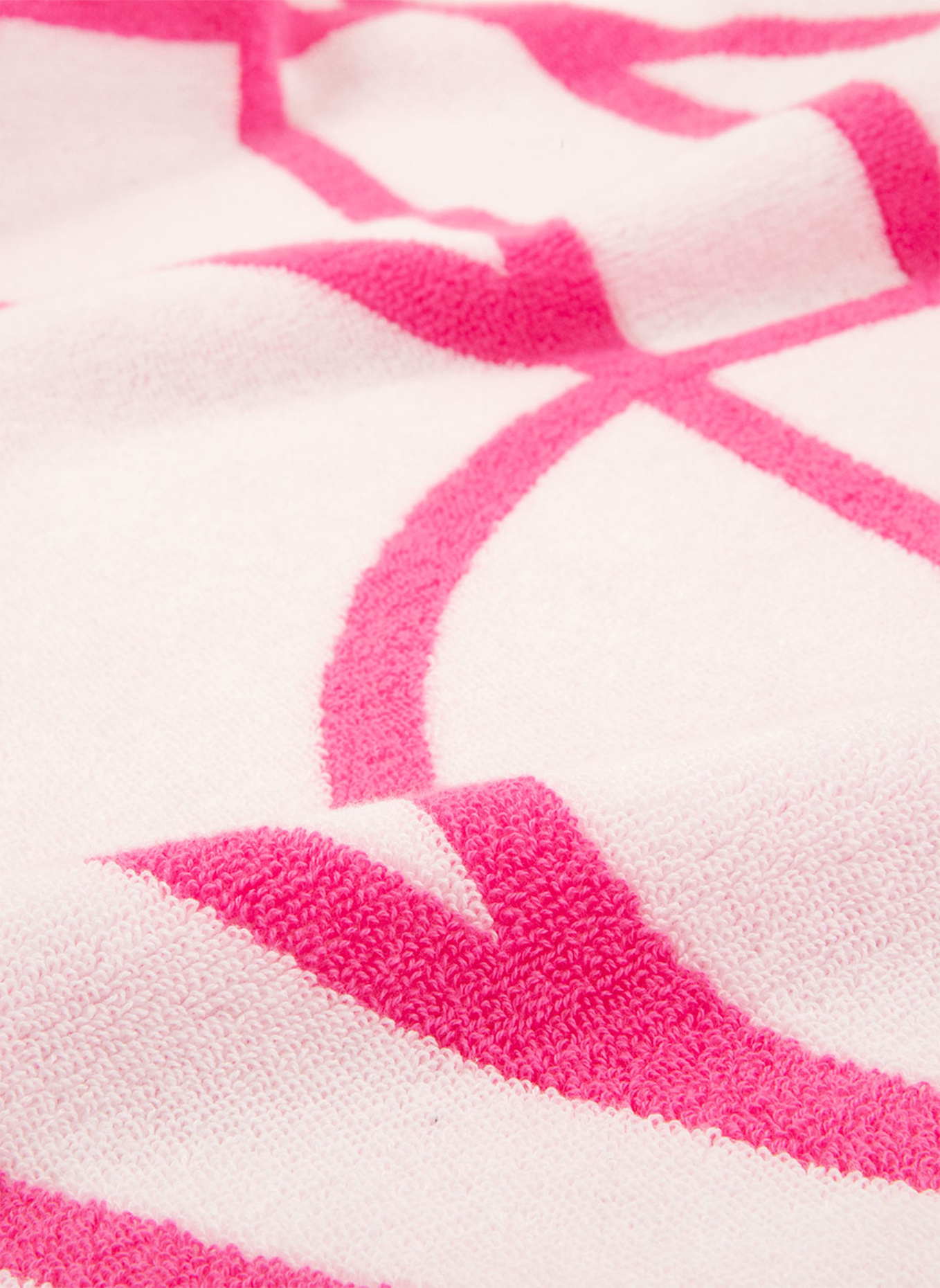 RALPH LAUREN HOME Strandtuch BLAIR: WEISS/ LILA