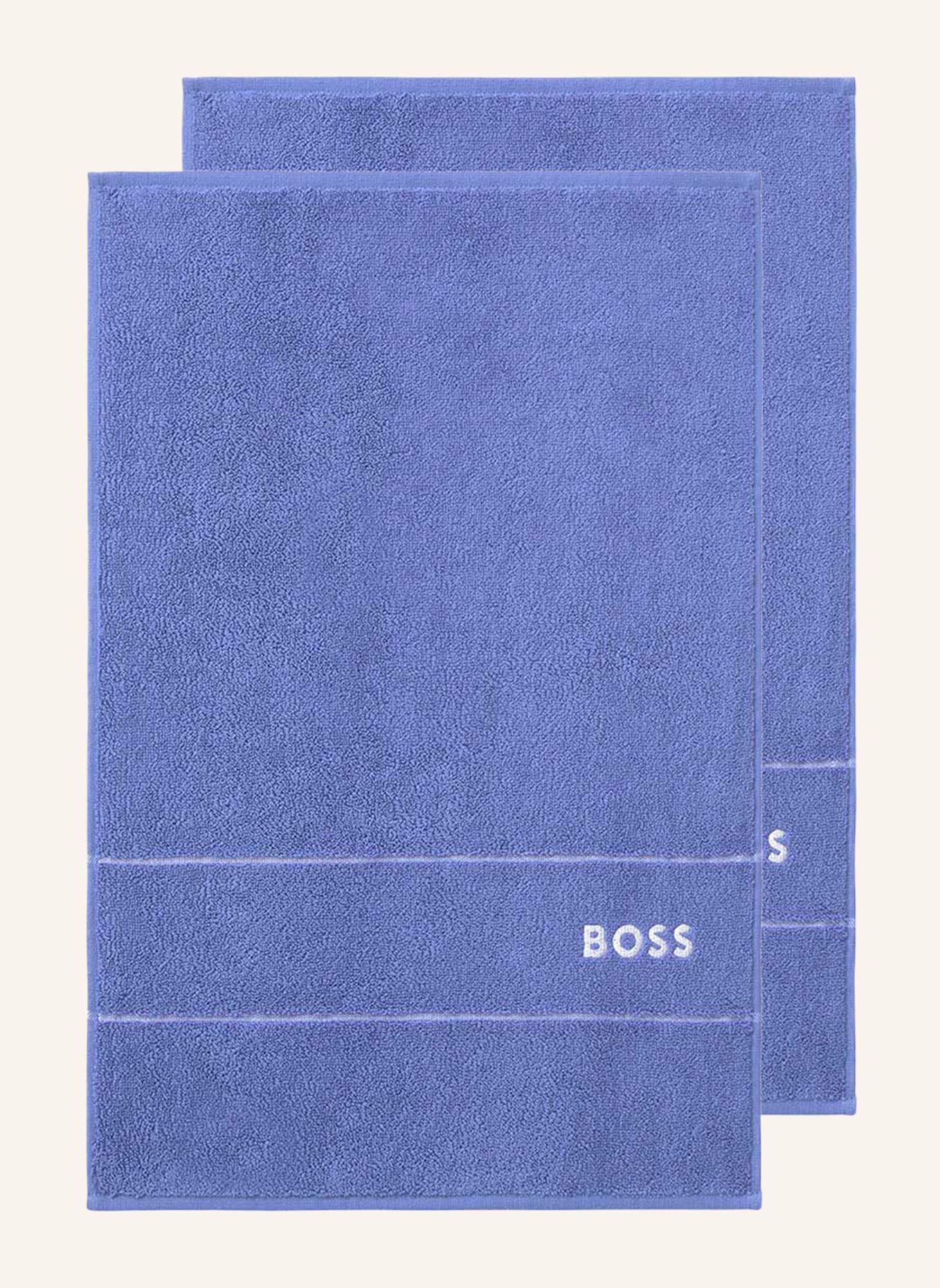 BOSS Gästetuch 2er Set PLAIN: BLAU