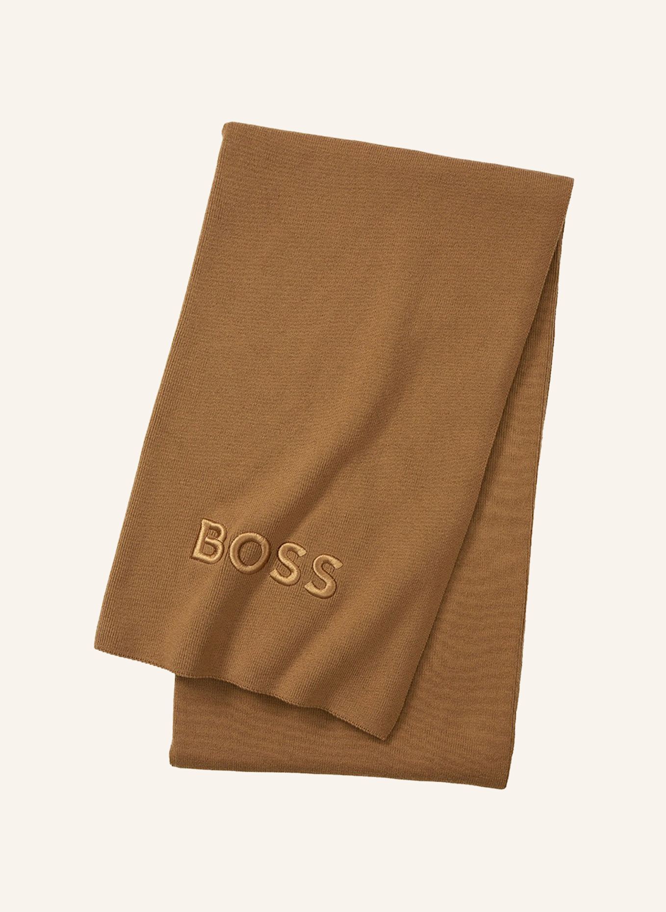 BOSS Plaid BOLDLOGO: CAMEL