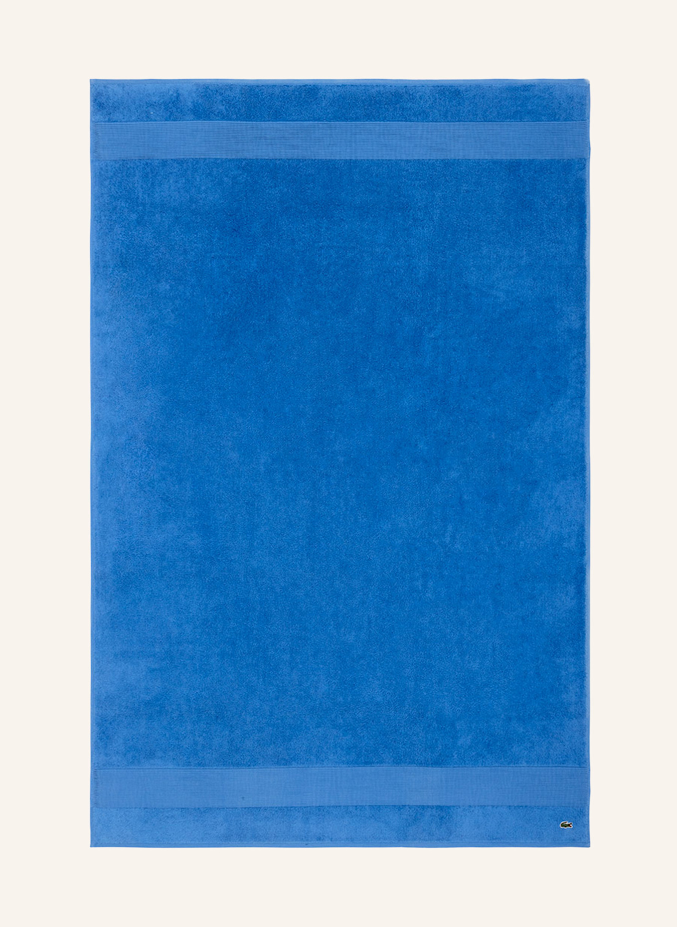 LACOSTE Badetuch LLECROCO: HELLBLAU