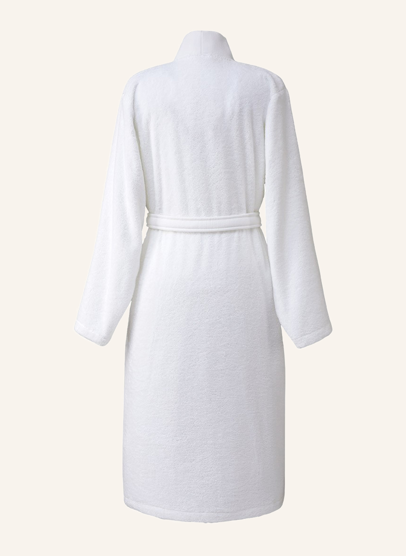 BOSS Bademantel PLAIN: WEISS