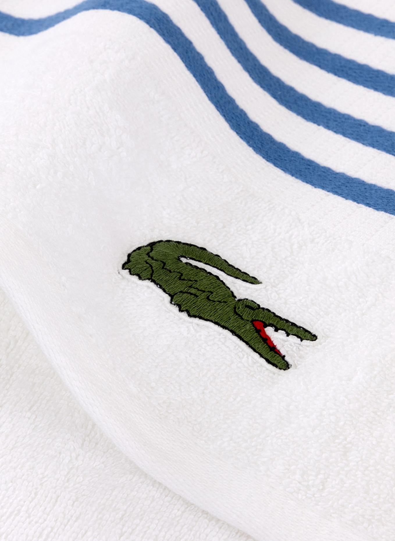 LACOSTE Duschtuch LCOURTLI: HELLBLAU