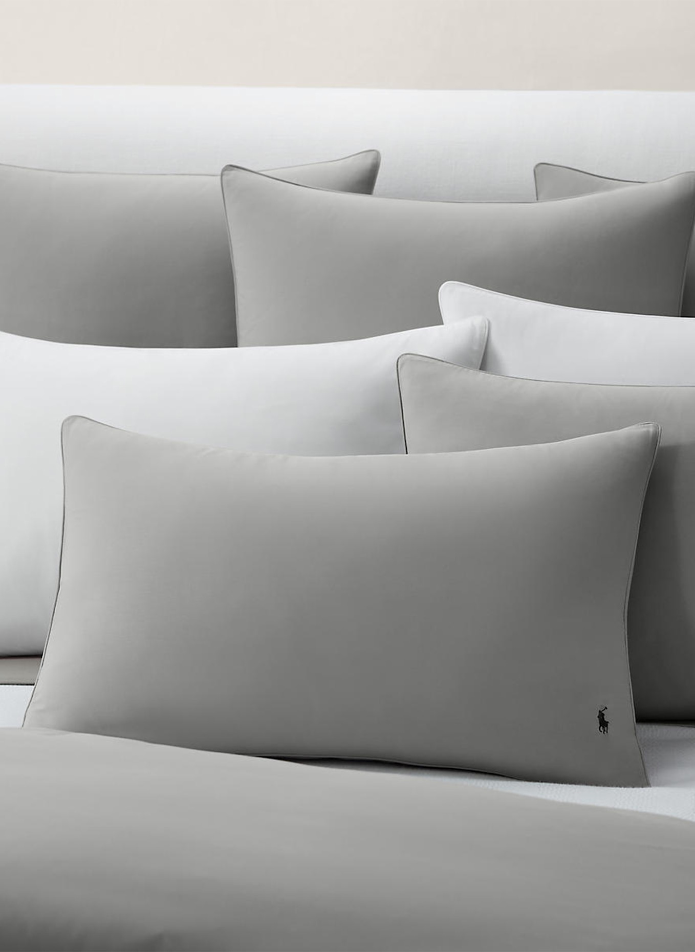 RALPH LAUREN HOME Bettwäsche Set RLPLAYER: HELLGRAU