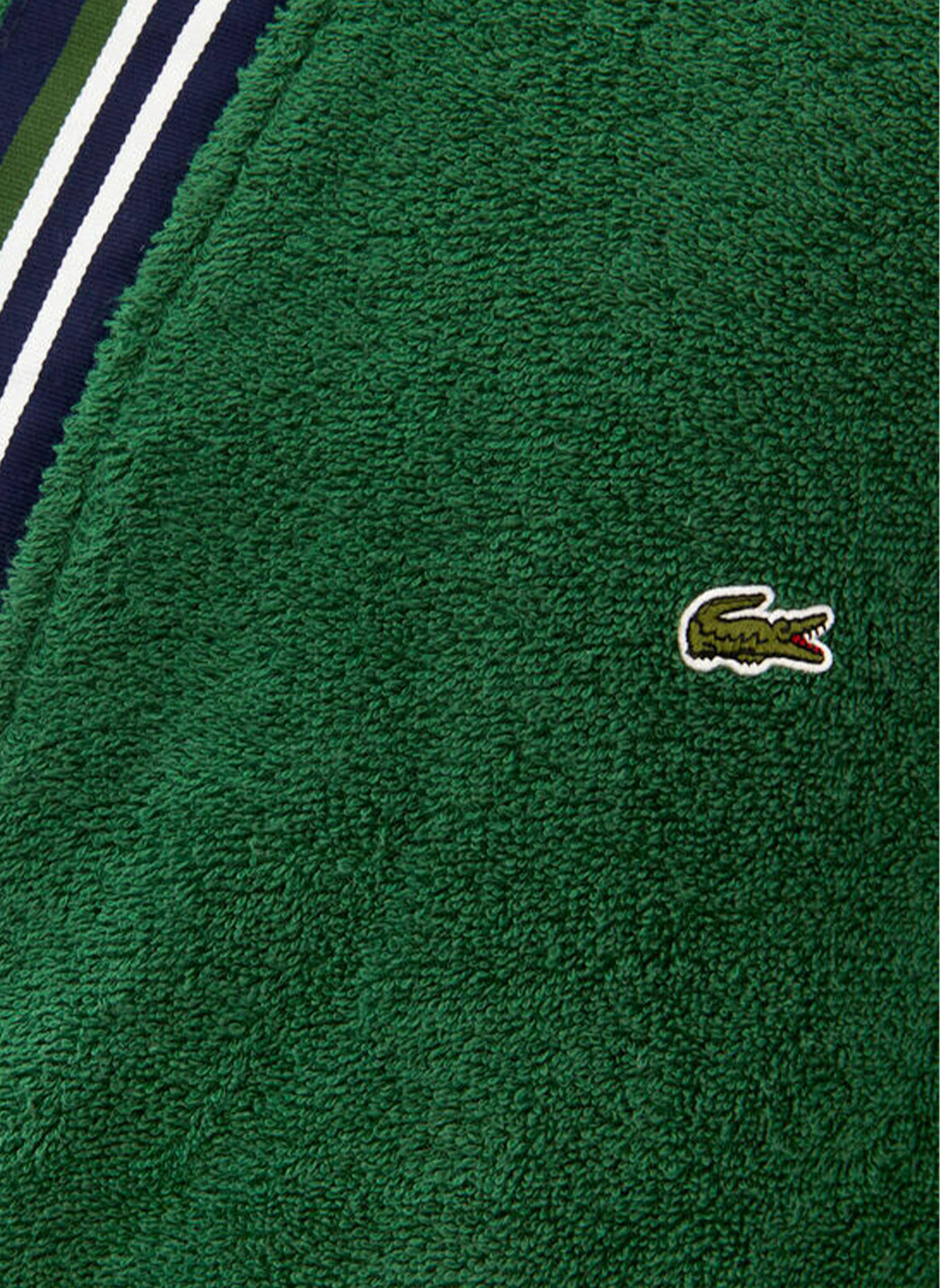 LACOSTE Bademantel LCLUB: GRÜN
