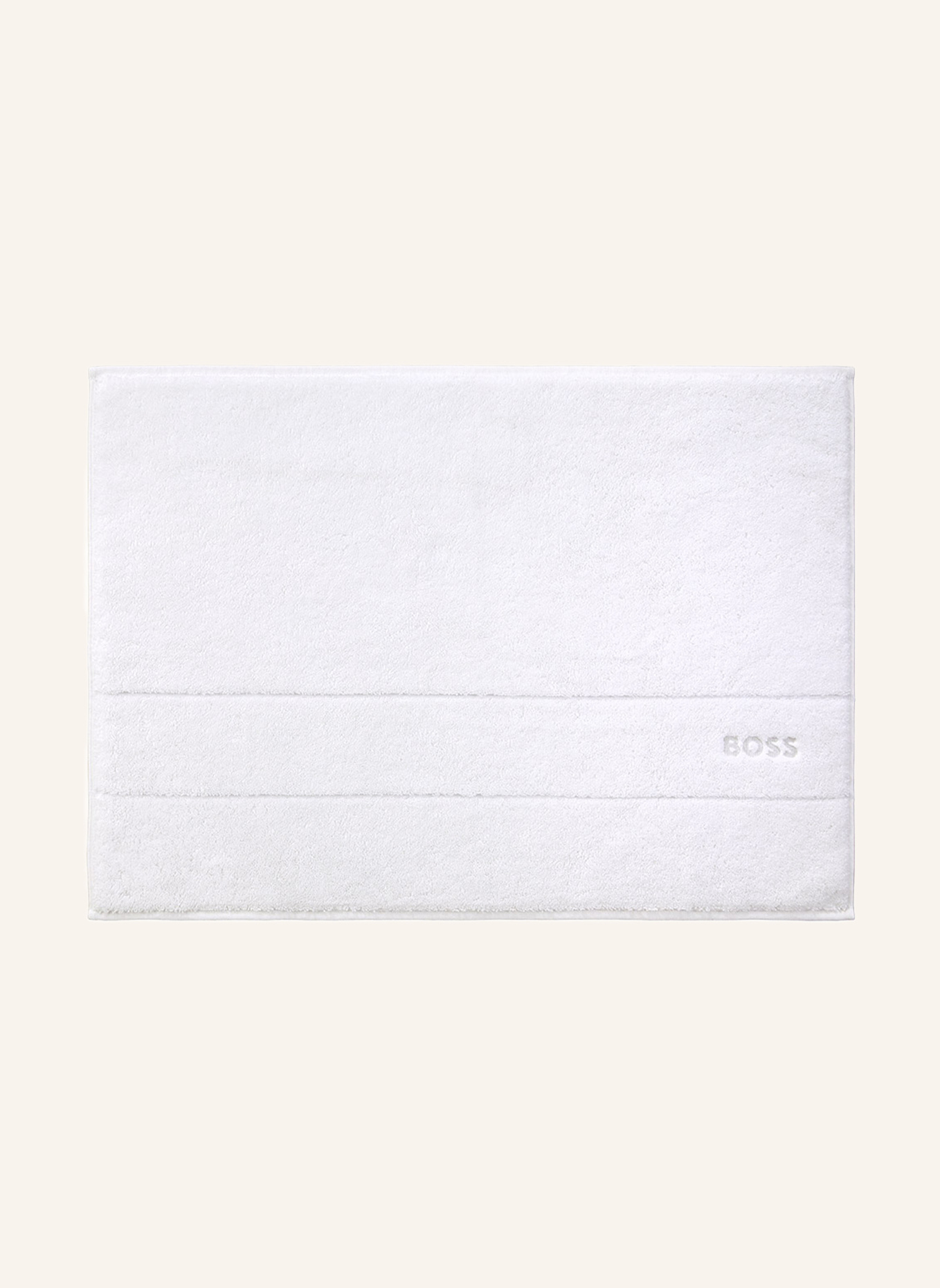 BOSS Badematte PLAIN: WEISS