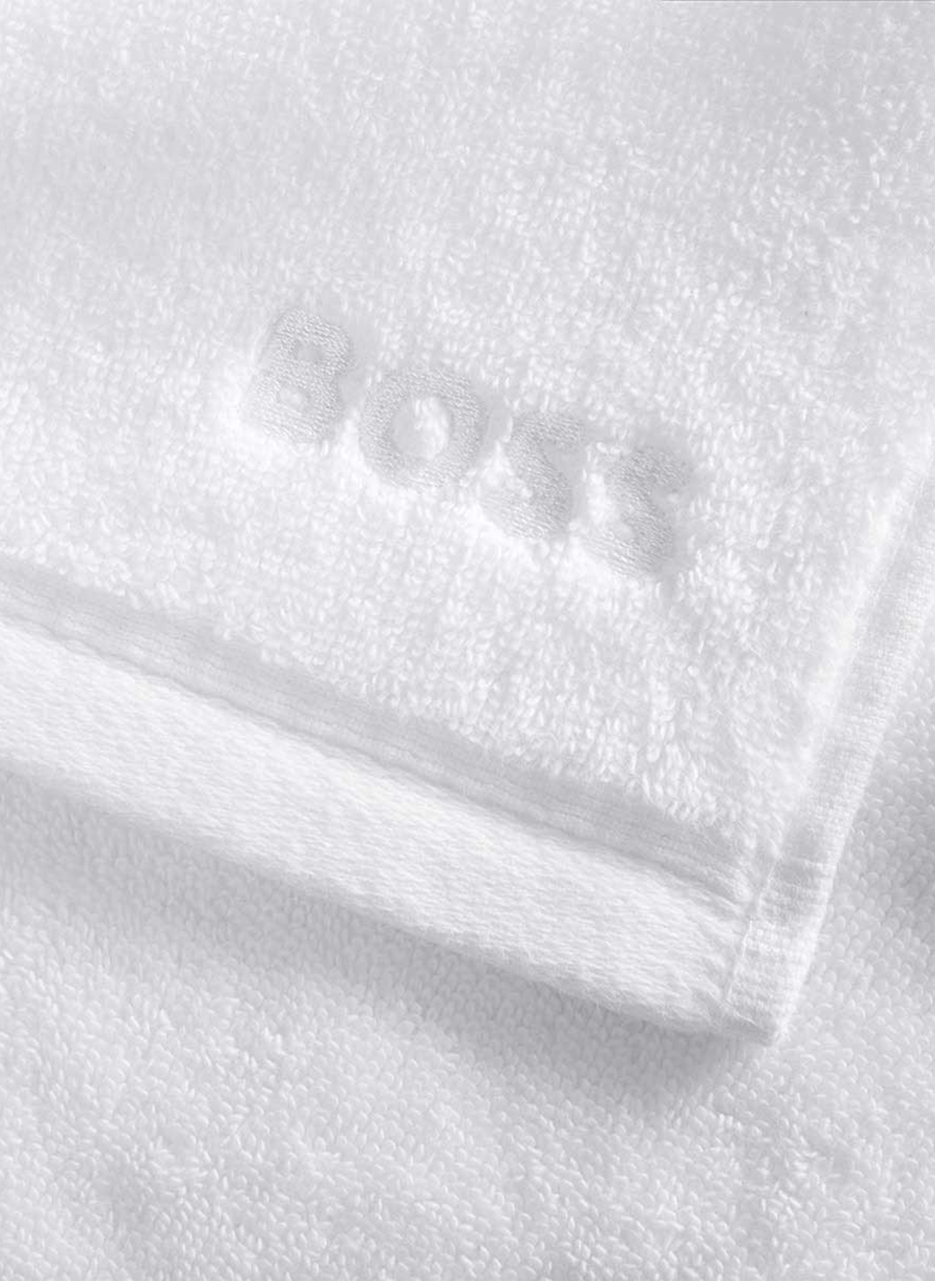 BOSS Waschlappen 4er Set LOFT: WEISS
