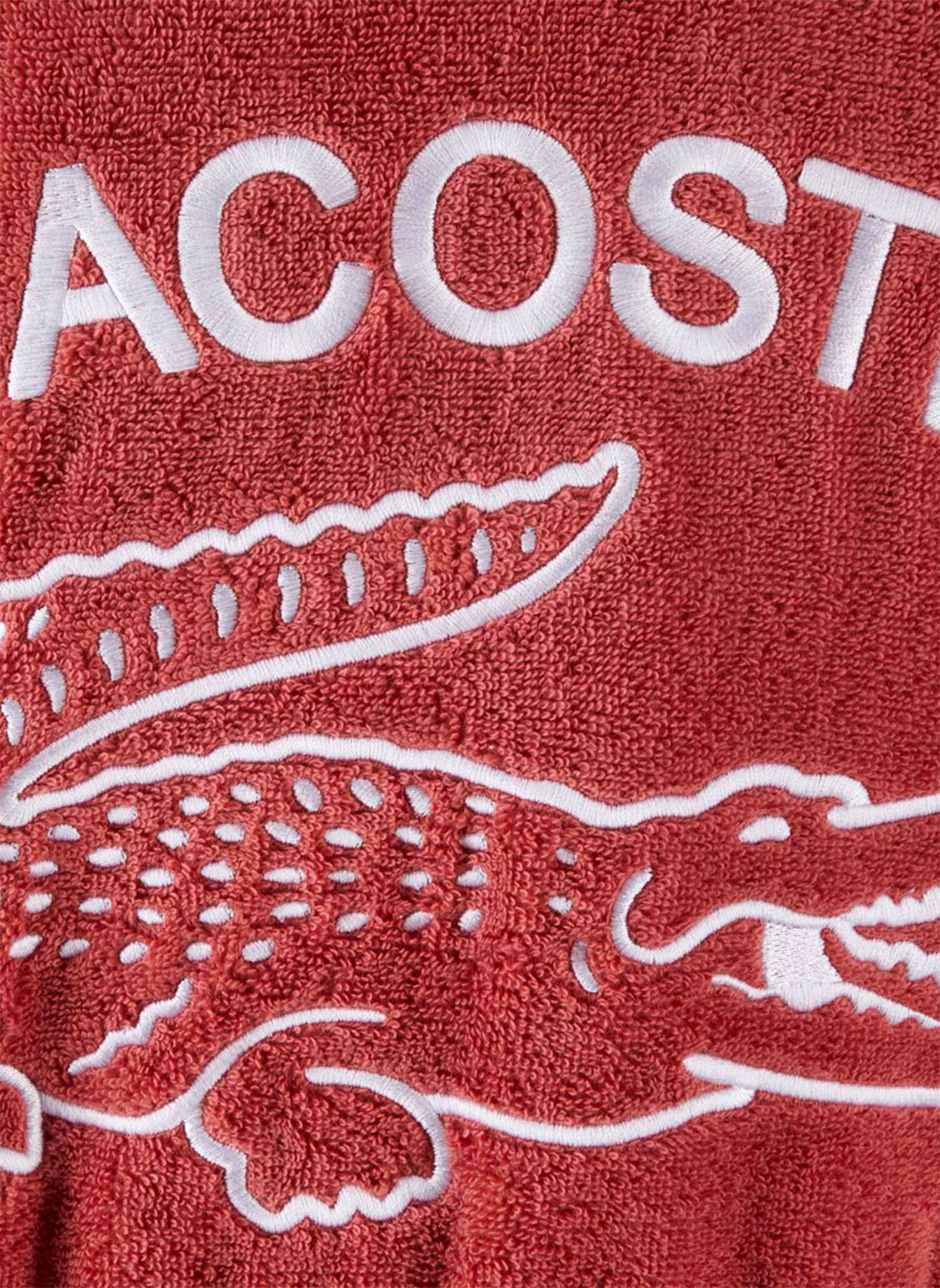 LACOSTE Bademantel LDEFILE: DUNKELORANGE