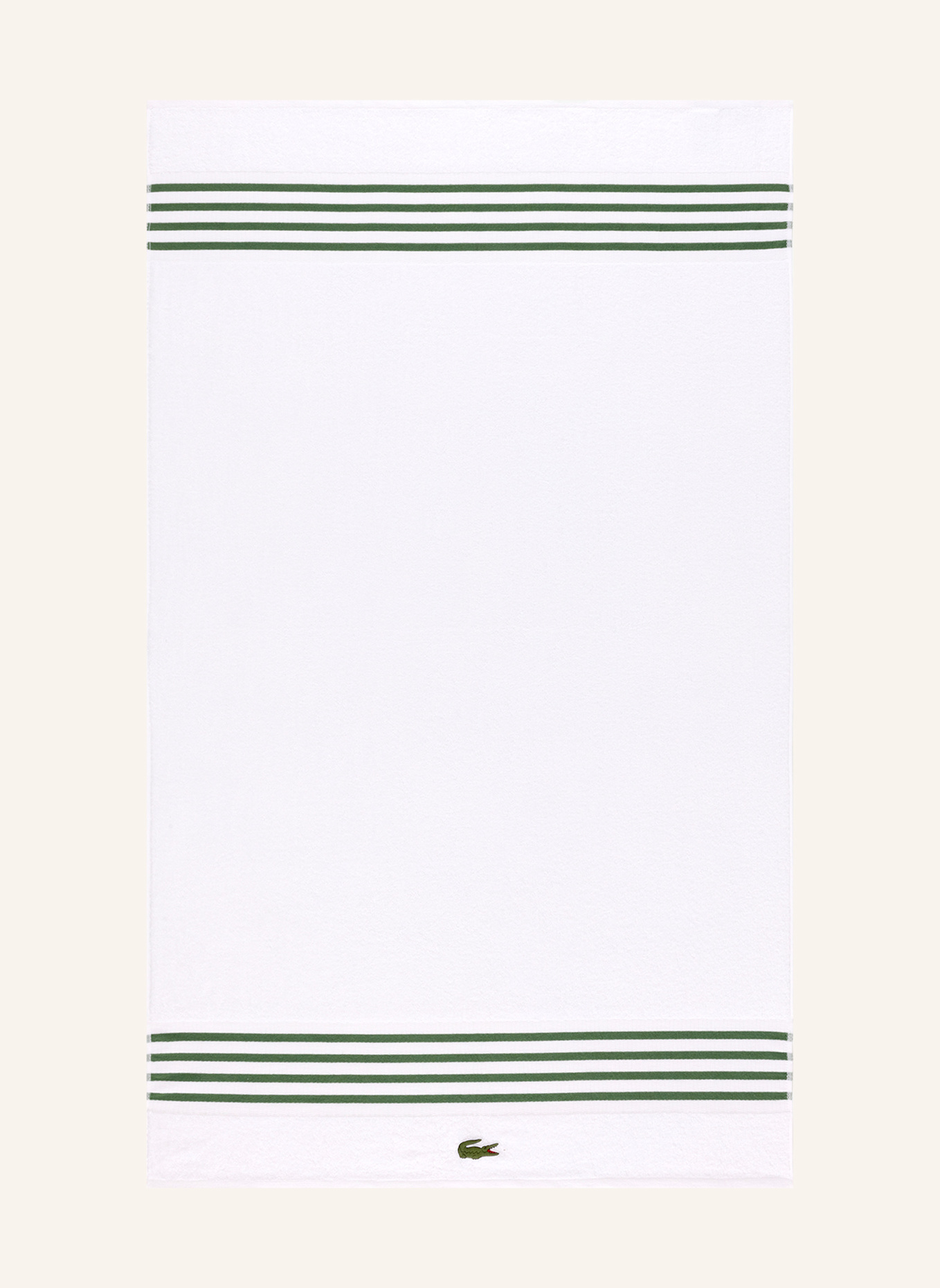LACOSTE Badetuch LCOURTLI: GRÜN