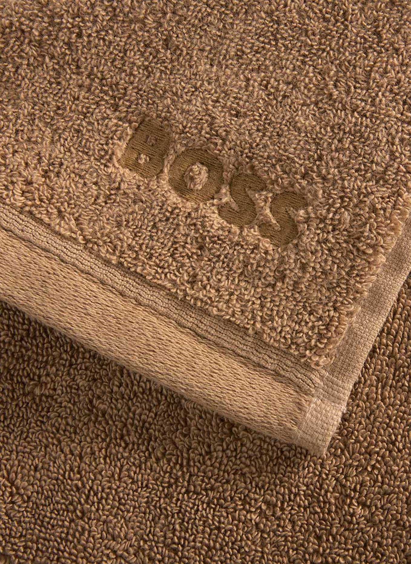 BOSS Waschlappen 4er Set LOFT: CAMEL