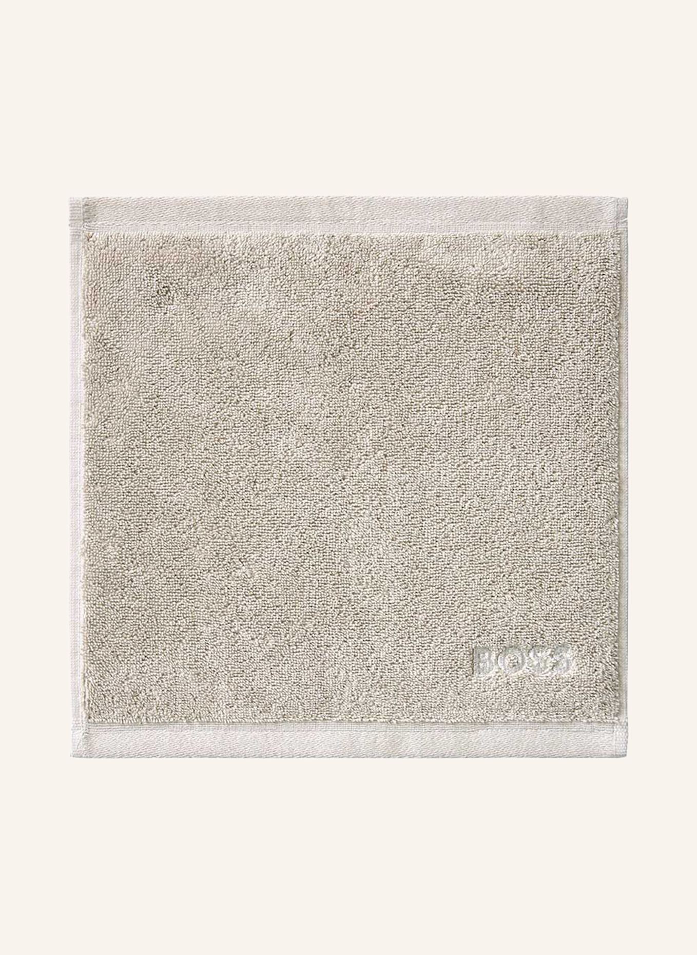 BOSS Waschlappen 4er Set LOFT: CREME