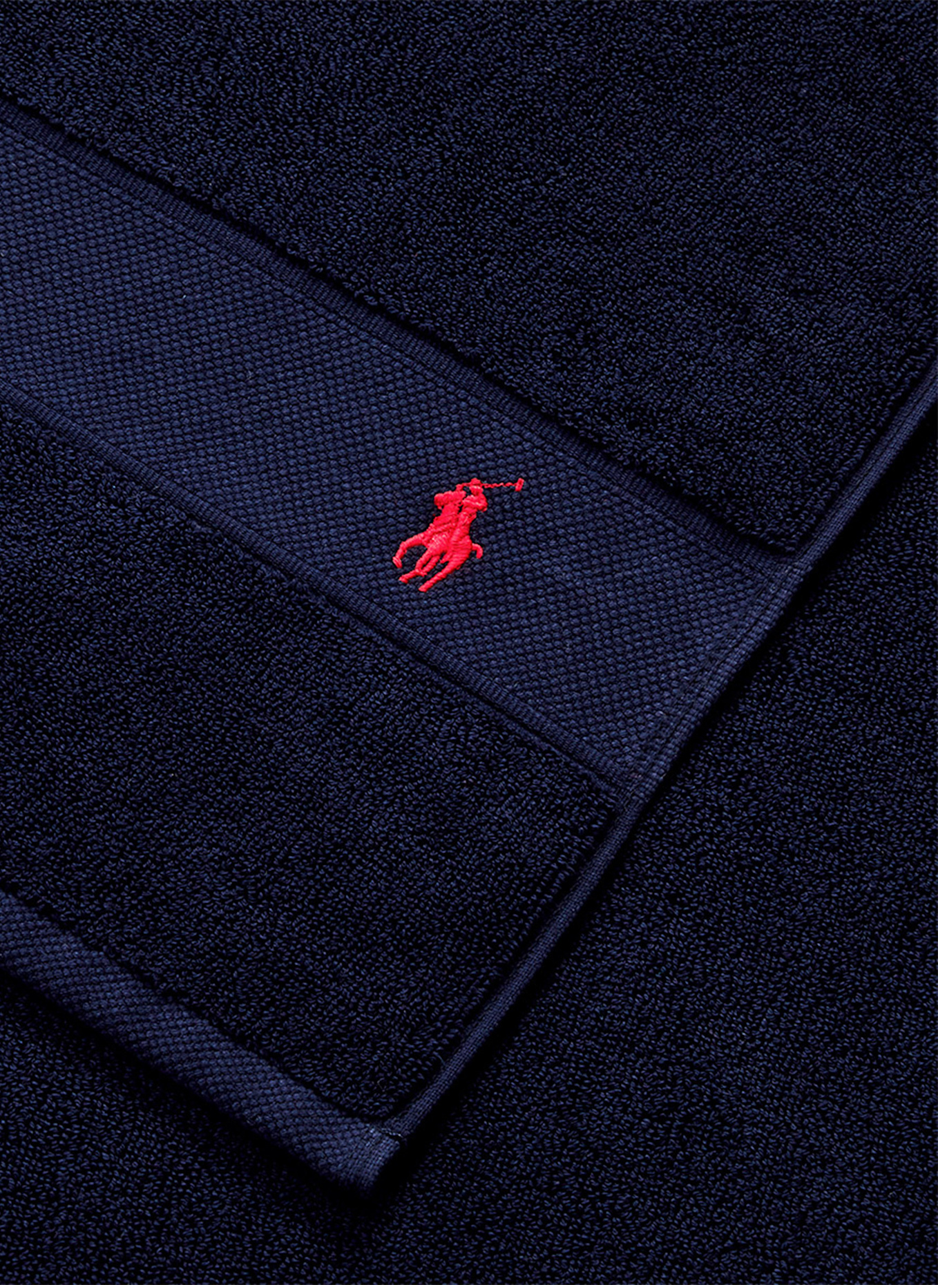 RALPH LAUREN HOME Badetuch POLOPLAYER: DUNKELBLAU