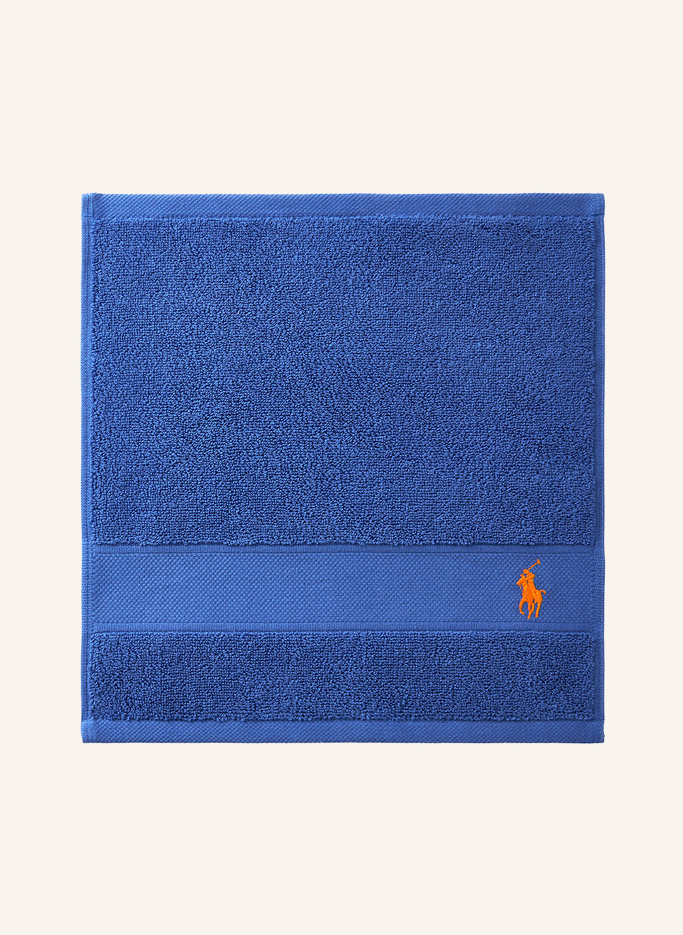 RALPH LAUREN HOME Waschhandschuh 4er Set POLOPLAYER: BLAU