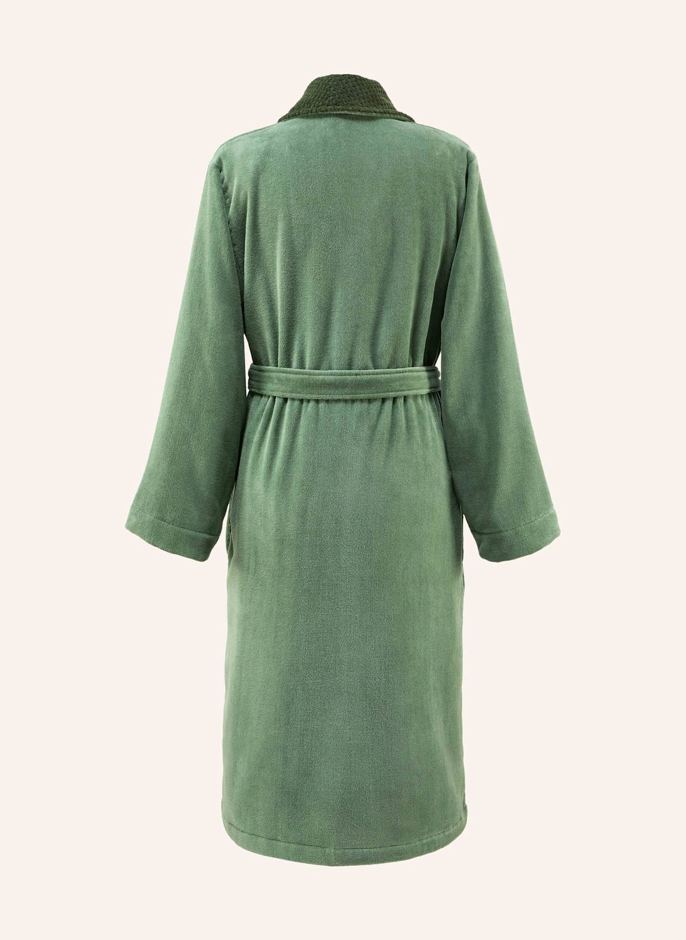 BOSS Bademantel DOUBLEB: DUNKELGRÜN