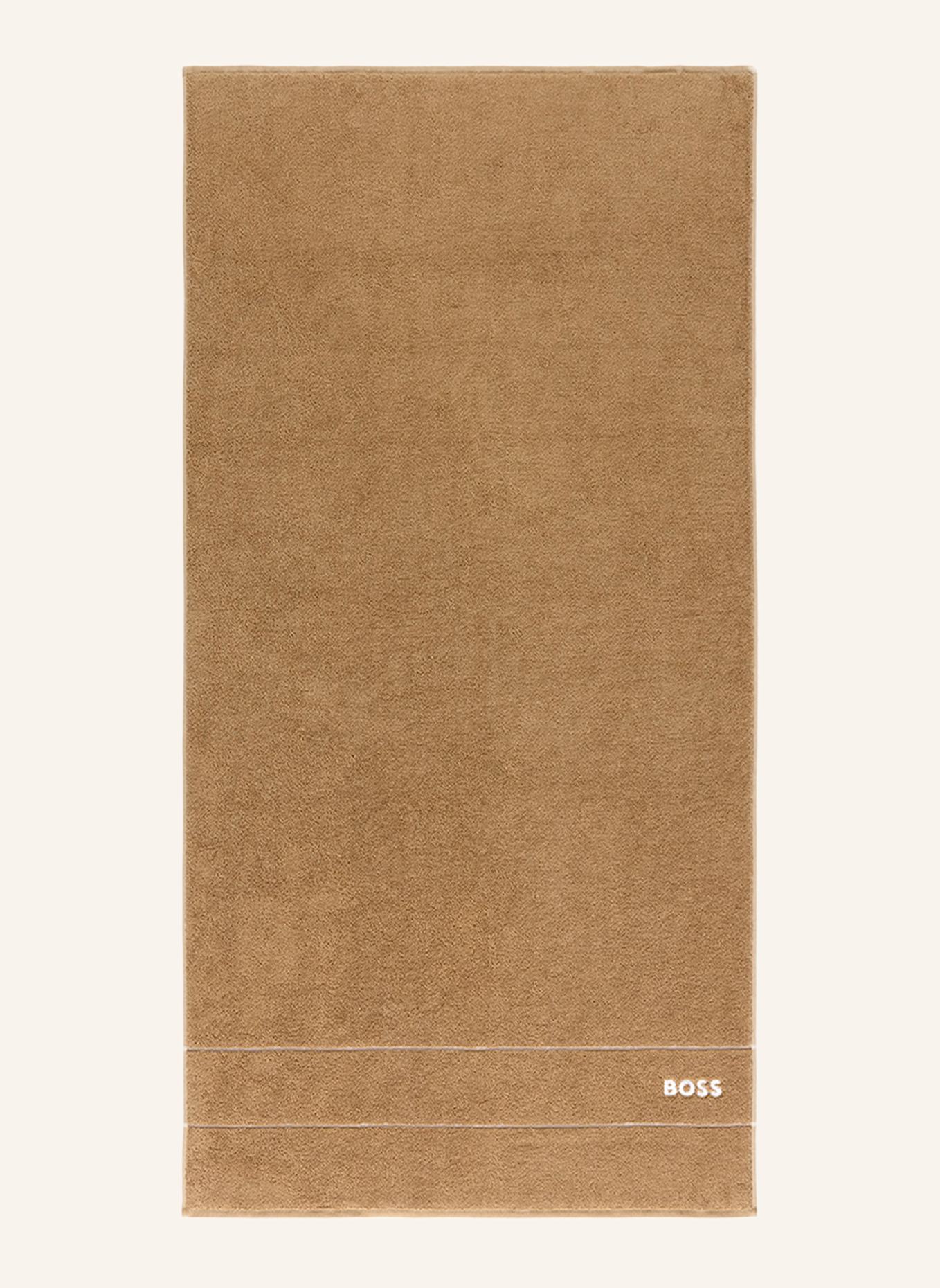 BOSS Duschtuch PLAIN: HELLBRAUN
