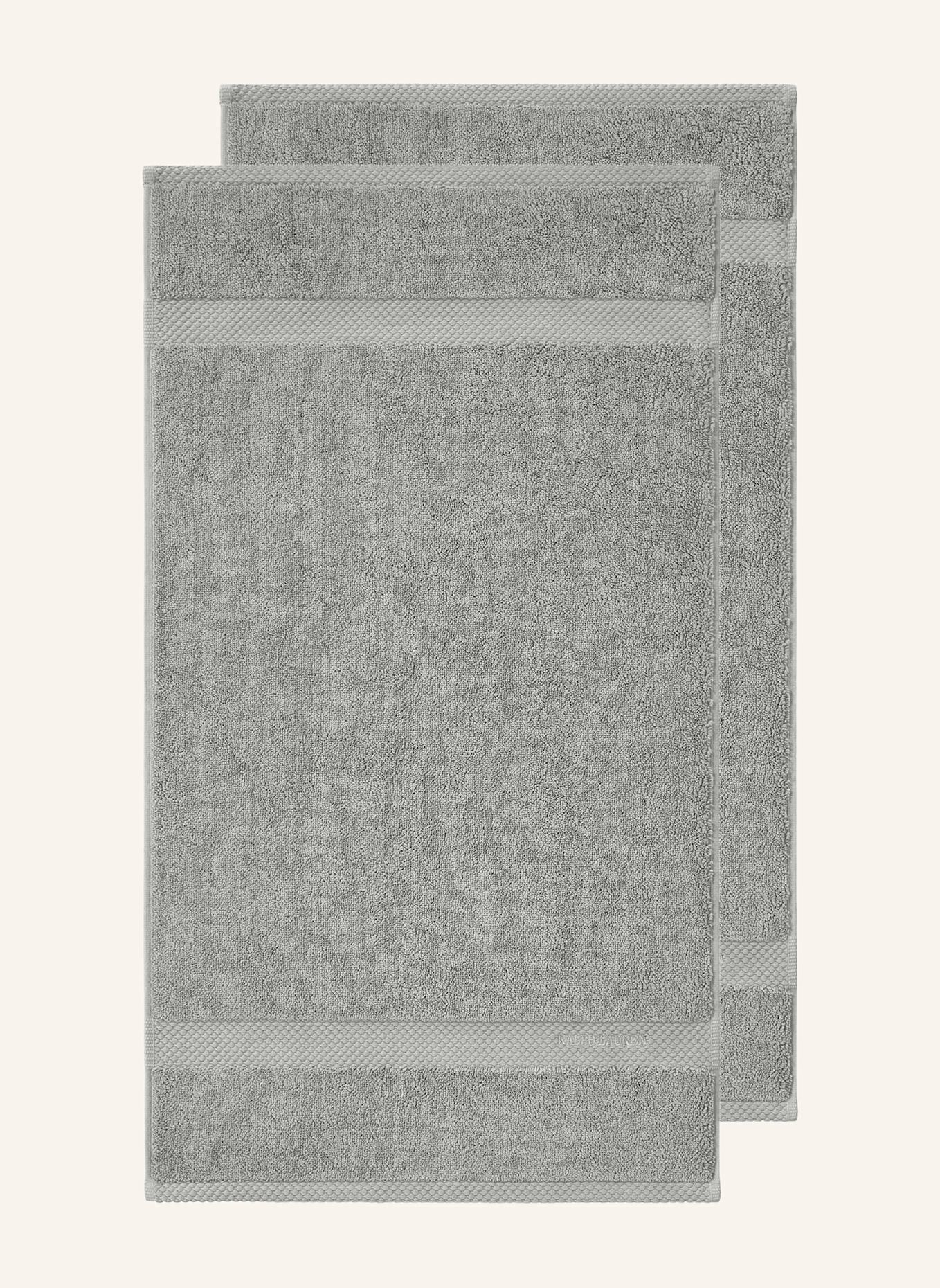 RALPH LAUREN HOME Gästetuch AVENUE: HELLGRAU