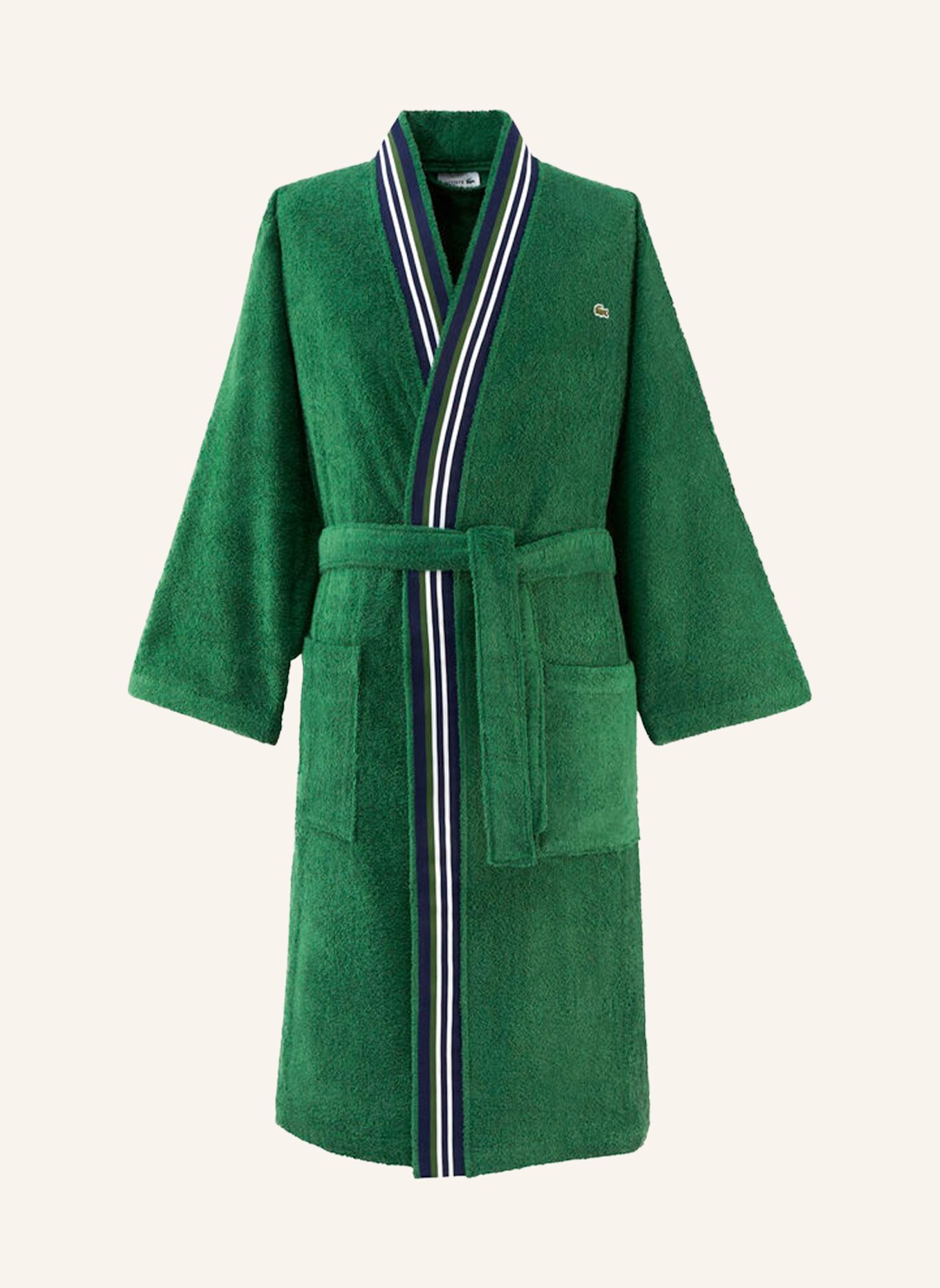 LACOSTE Bademantel LCLUB: GRÜN