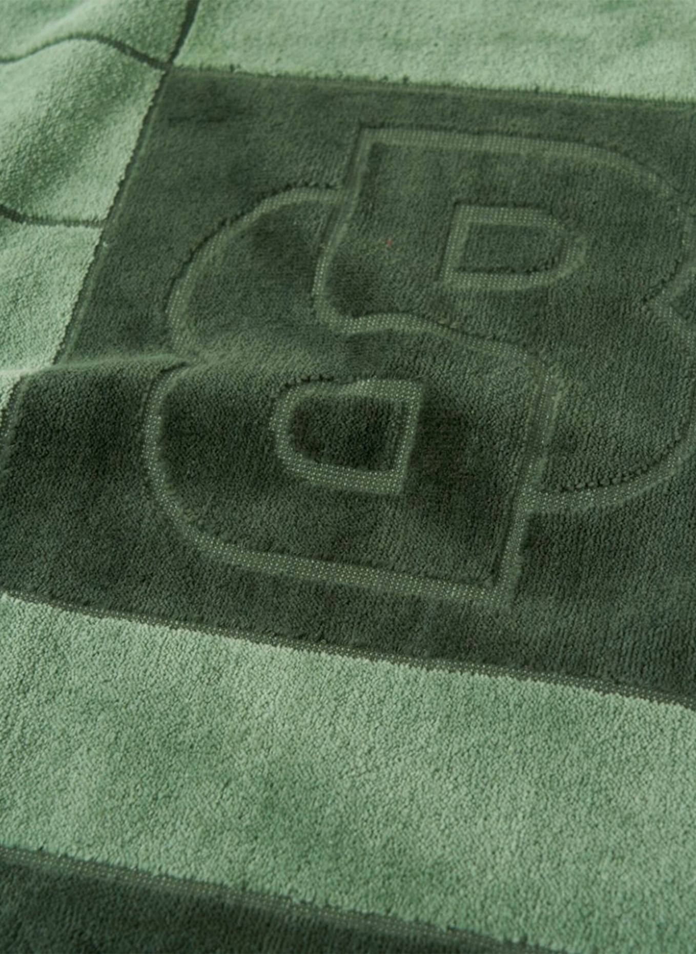 BOSS Badetuch DOUBLEB: DUNKELGRÜN