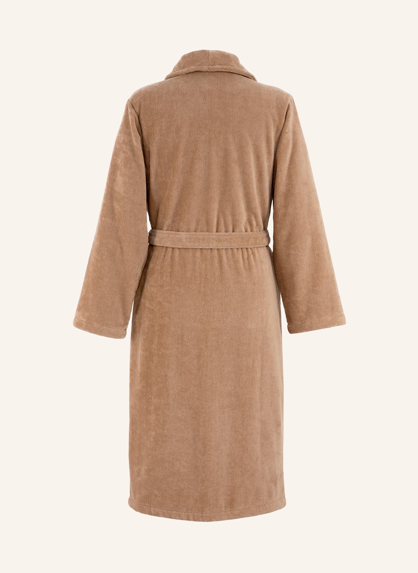 LACOSTE Bademantel LRENE: HELLBRAUN