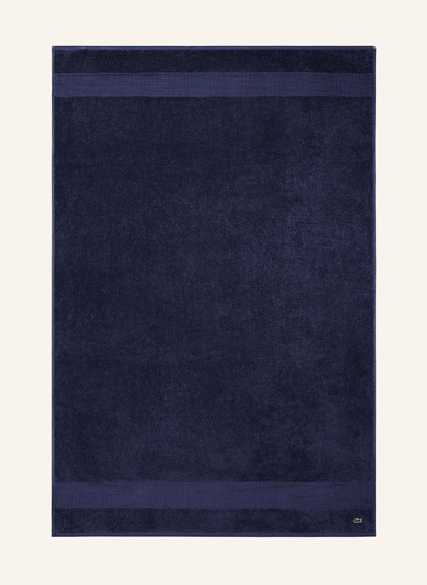 LACOSTE Badetuch LLECROCO: DUNKELBLAU
