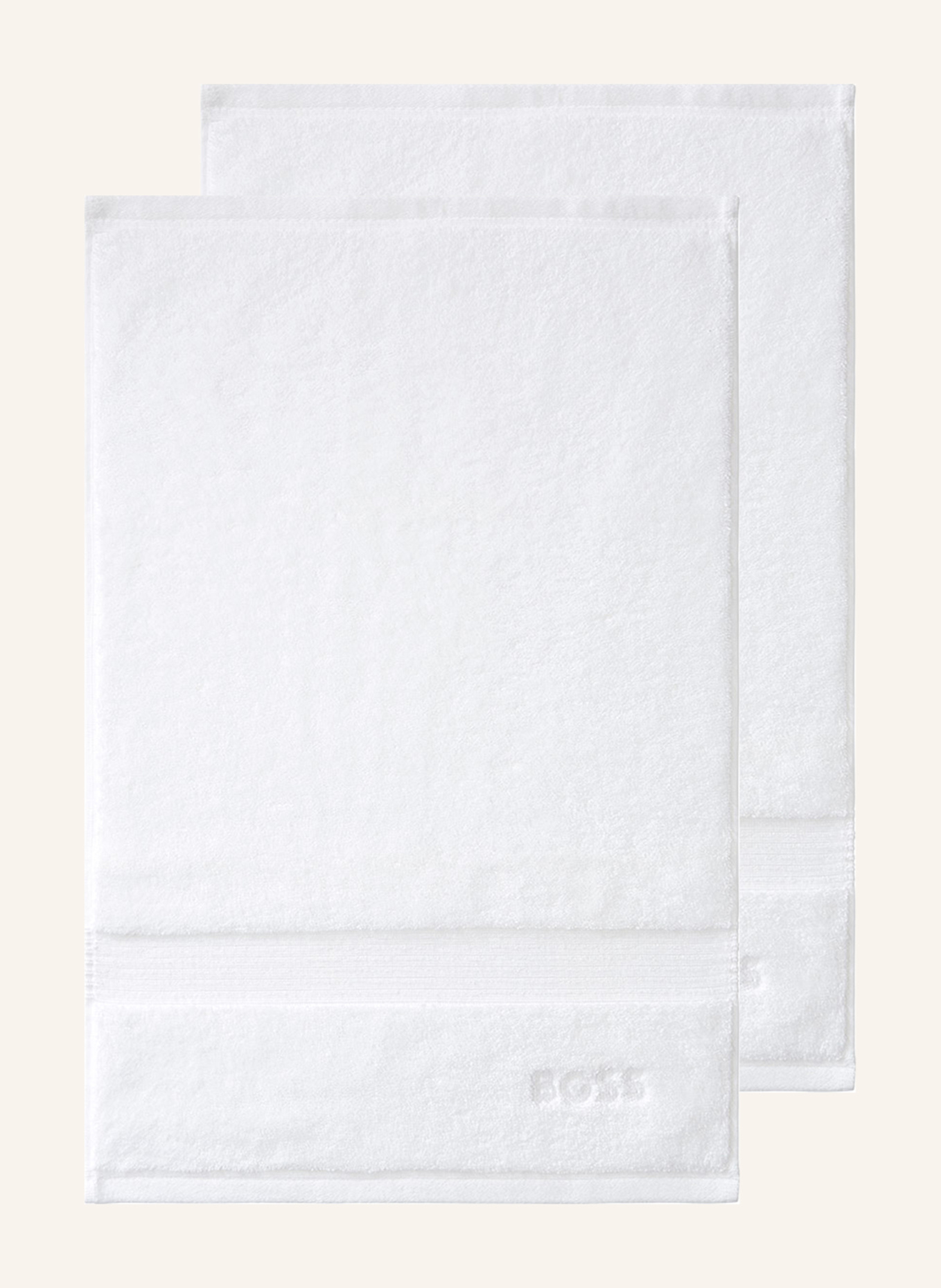 BOSS Gästetuch 2er Set LOFT: WEISS