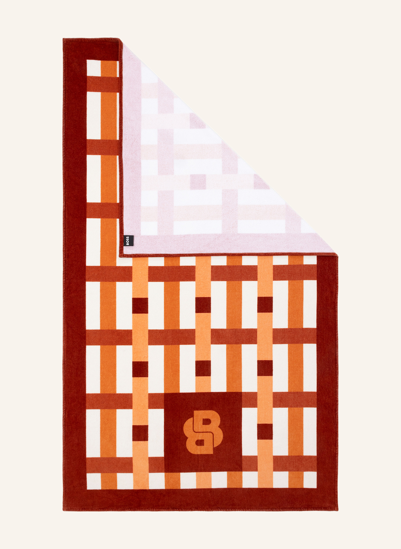 BOSS Strandtuch LATICE: ORANGE