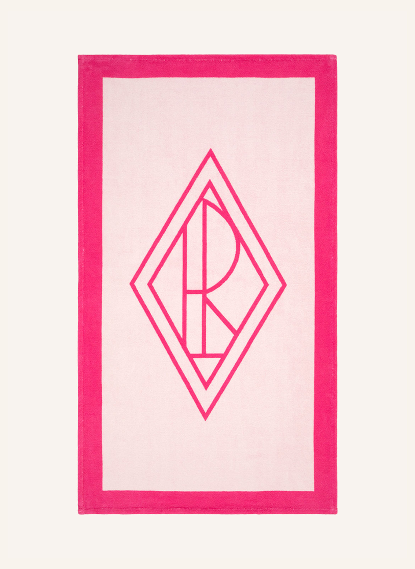 RALPH LAUREN HOME Strandtuch BLAIR: WEISS/ LILA