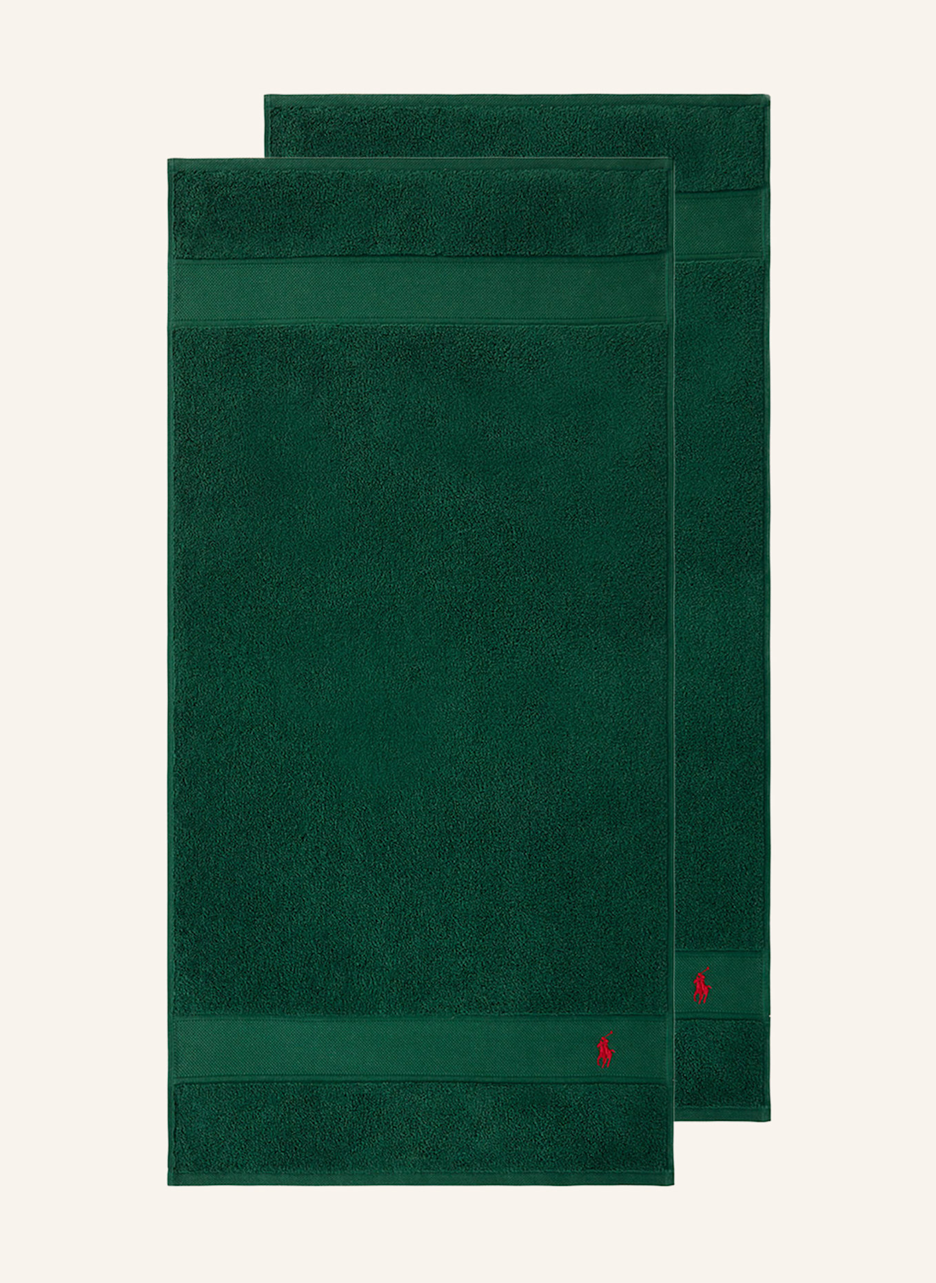 RALPH LAUREN HOME Handtuch POLOPLAYER: DUNKELGRÜN