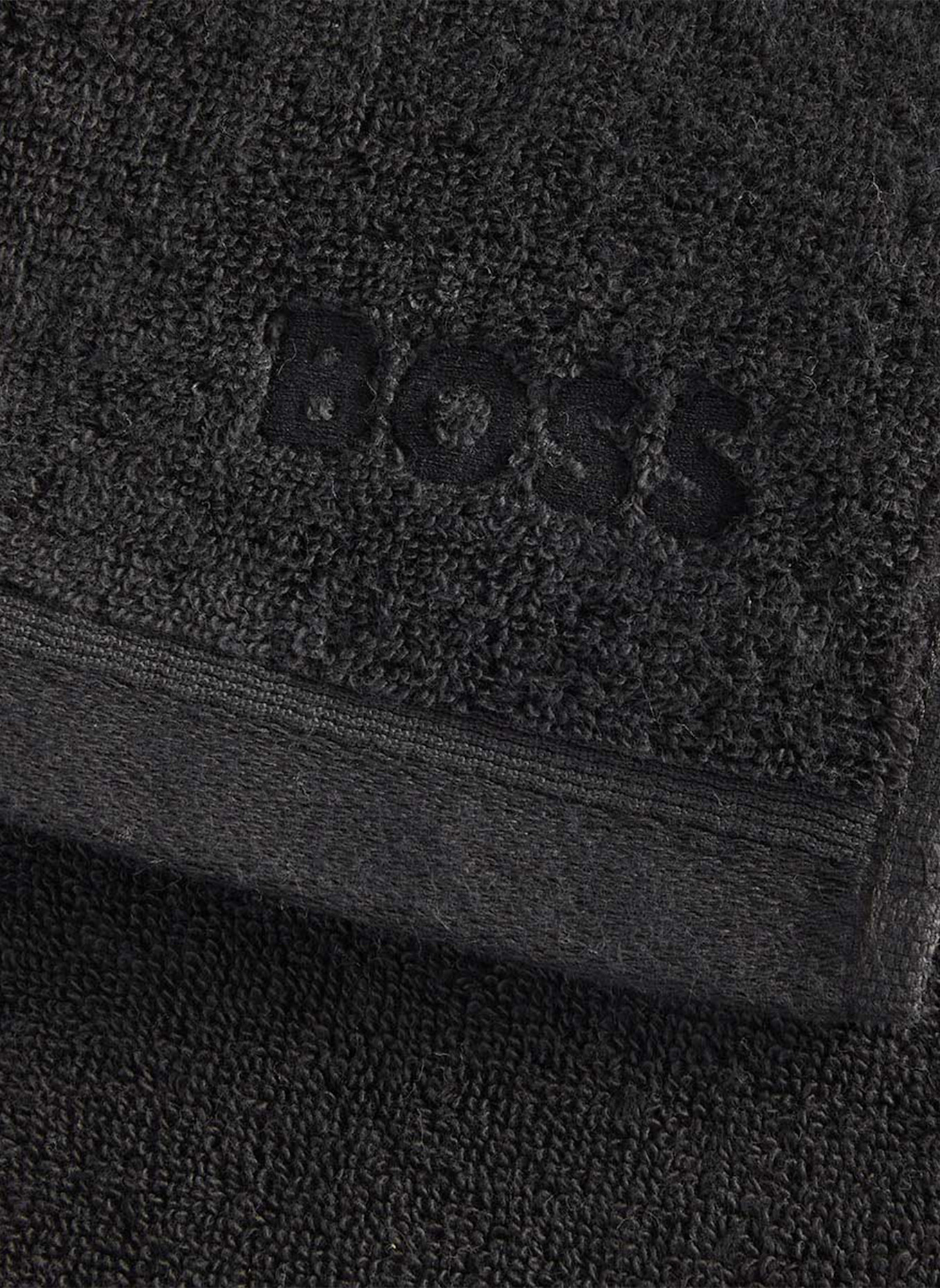 BOSS Waschlappen 4er Set LOFT: SCHWARZ