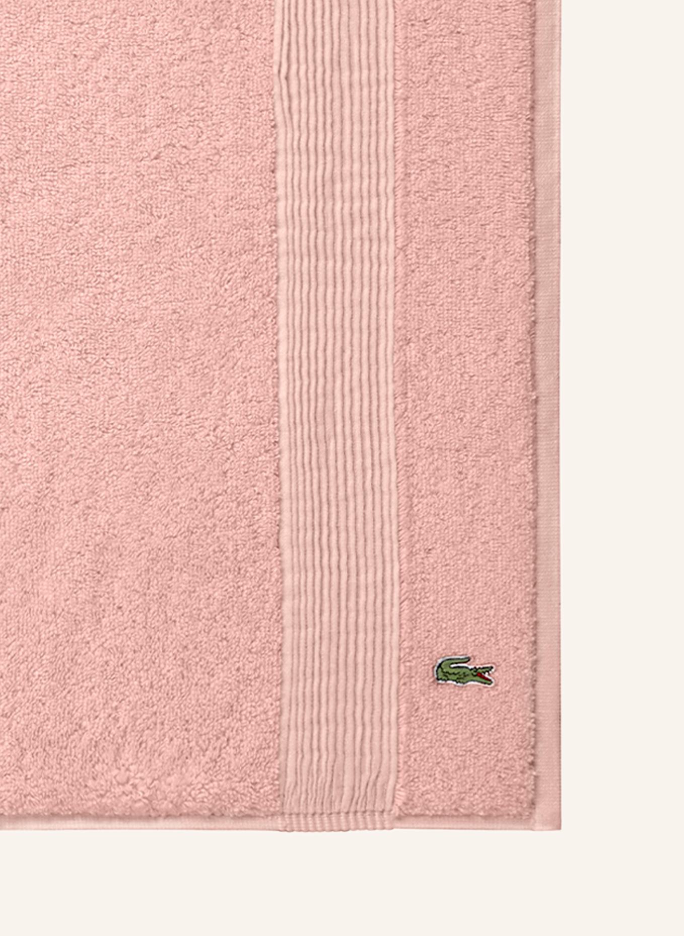LACOSTE Badematte LLECROCO: ROSÉ