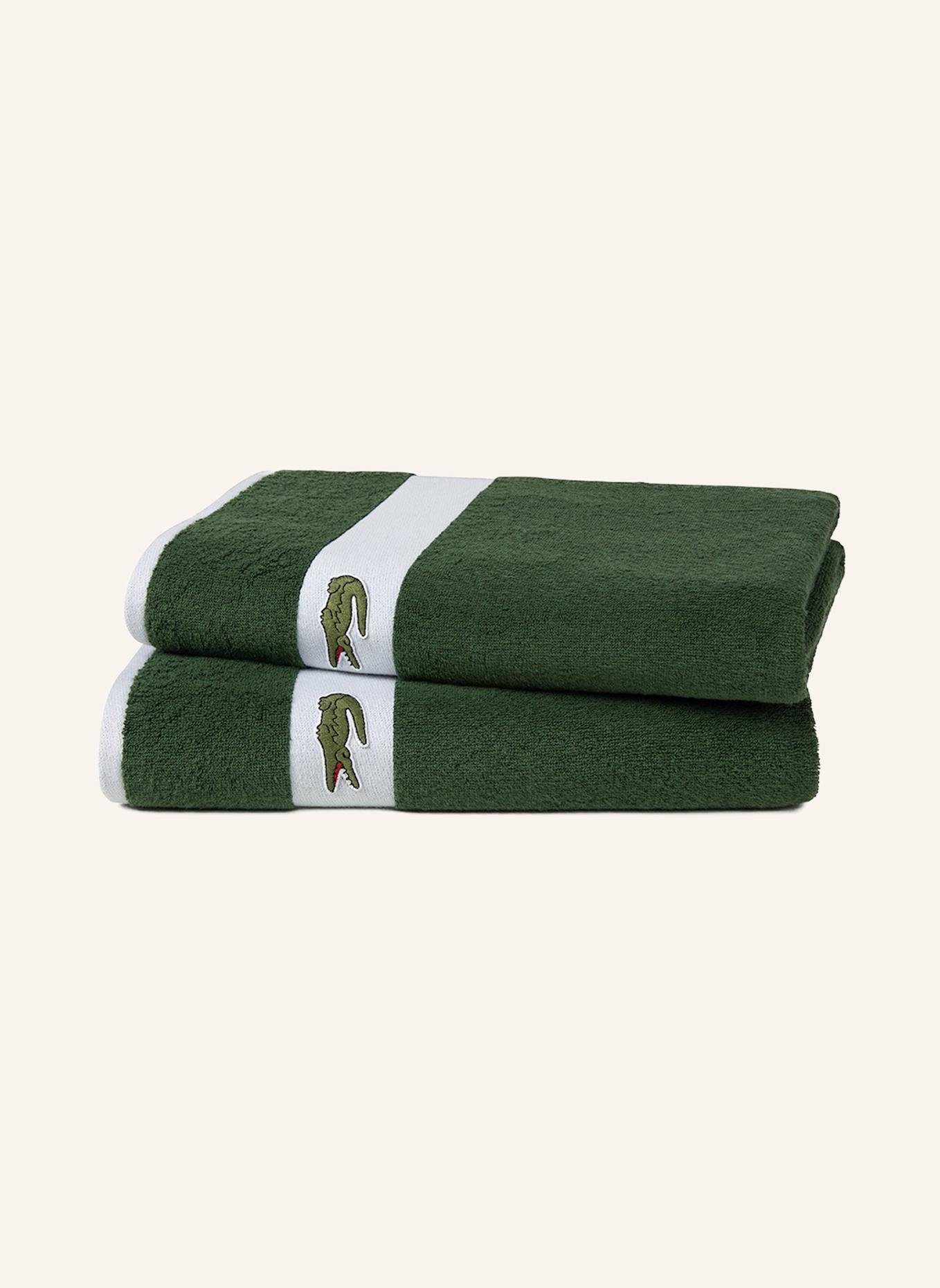 LACOSTE Badetuch LCASUAL: GRÜN