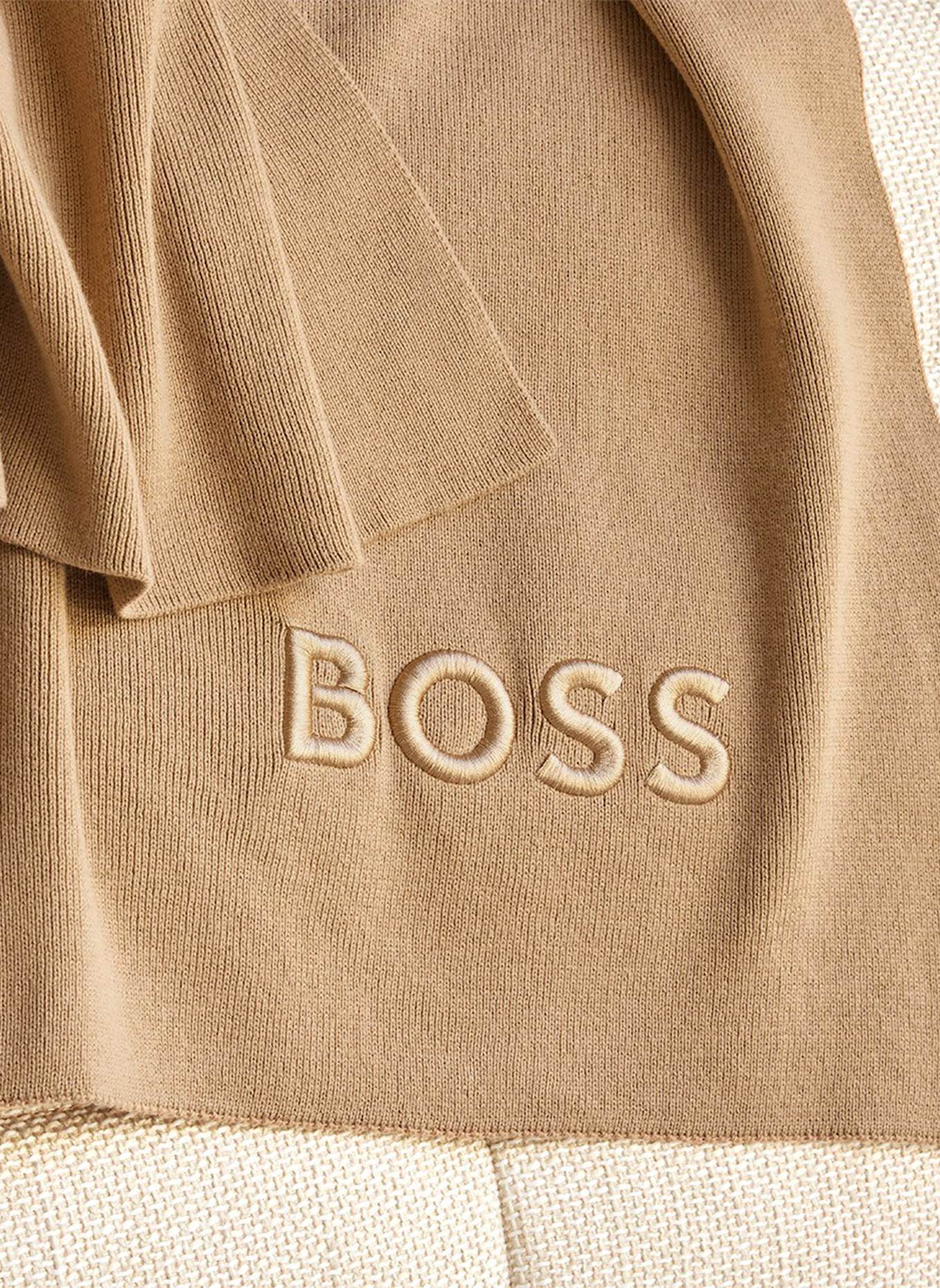 BOSS Plaid BOLDLOGO: CAMEL