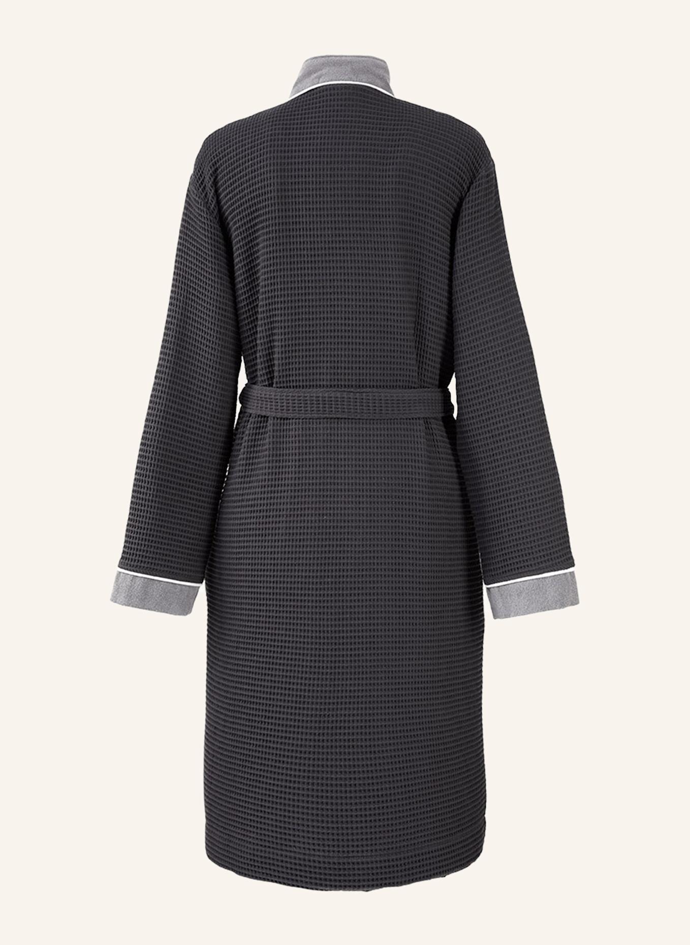 BOSS Bademantel THERMS: DUNKELGRAU