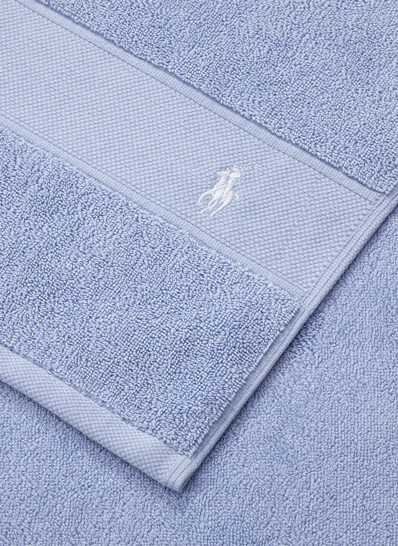 RALPH LAUREN HOME Handtuch POLOPLAYER: HELLBLAU