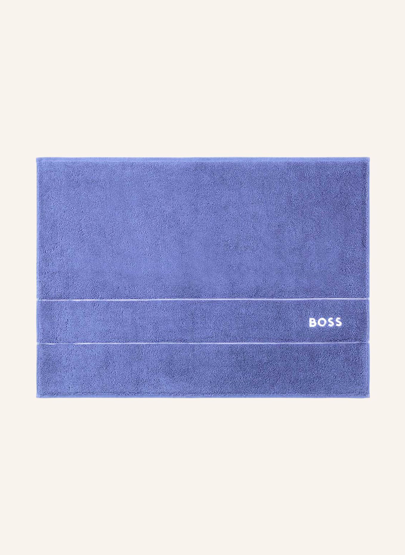 BOSS Badematte PLAIN: BLAU
