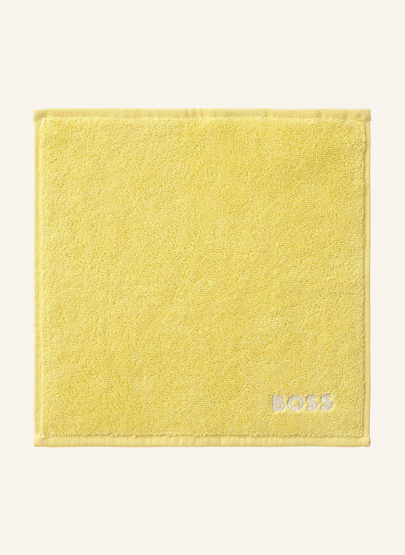 BOSS Waschlappen 4er Set PLAIN: GELB