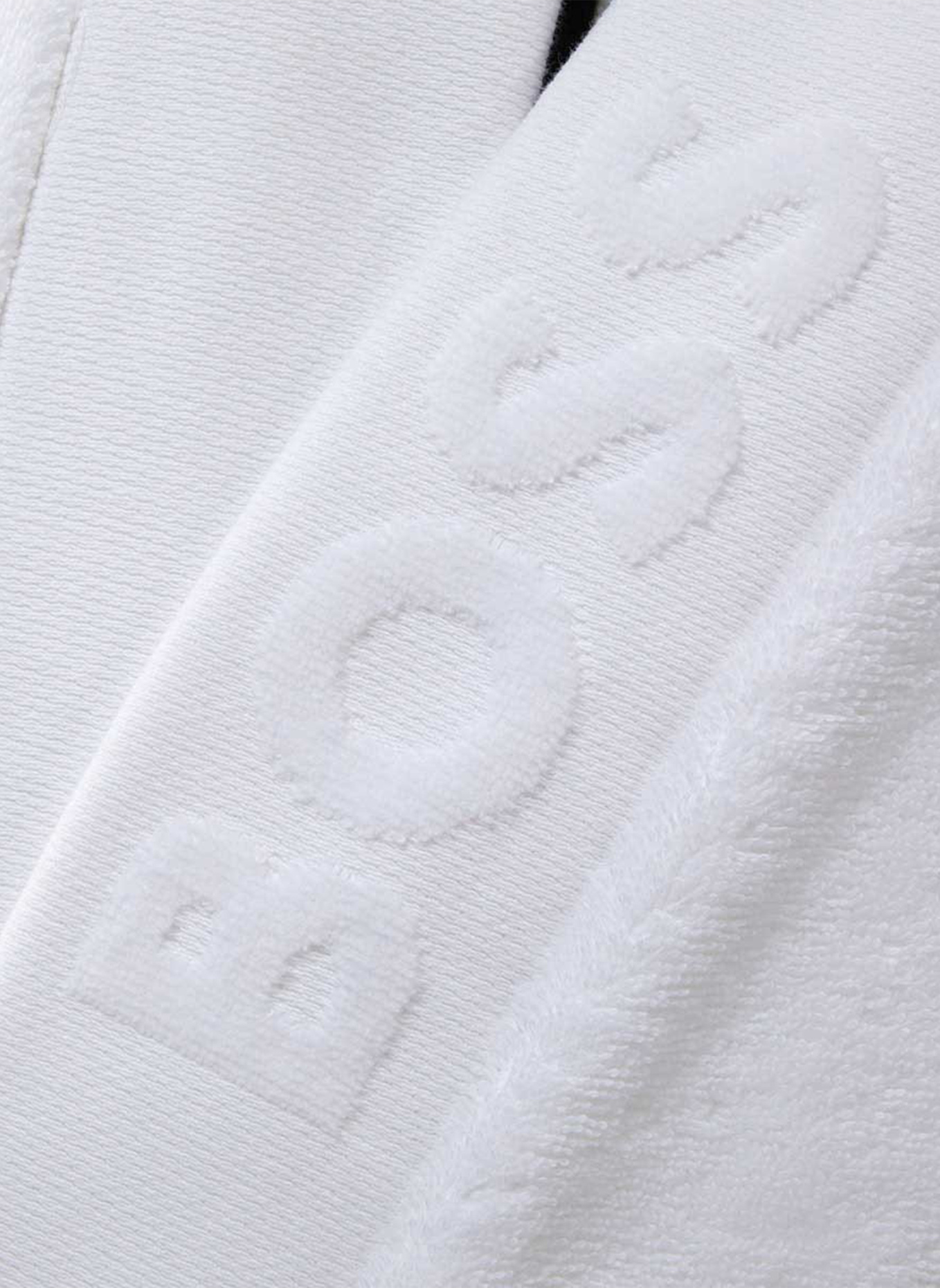 BOSS Bademantel PLAIN: WEISS
