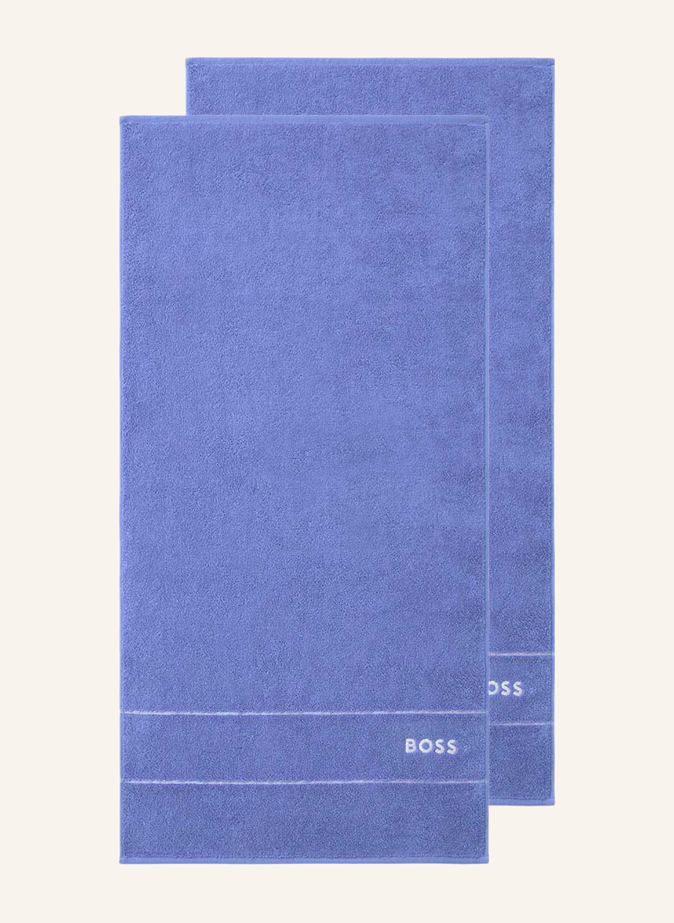 BOSS Handtuch 2er Set PLAIN: BLAU
