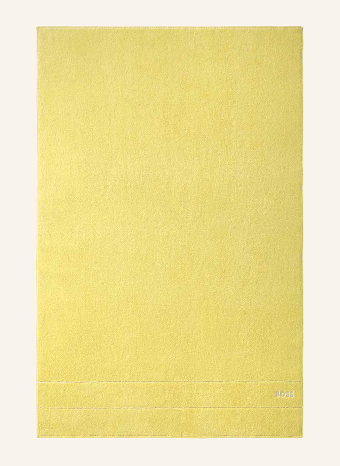 BOSS Badetuch PLAIN: GELB
