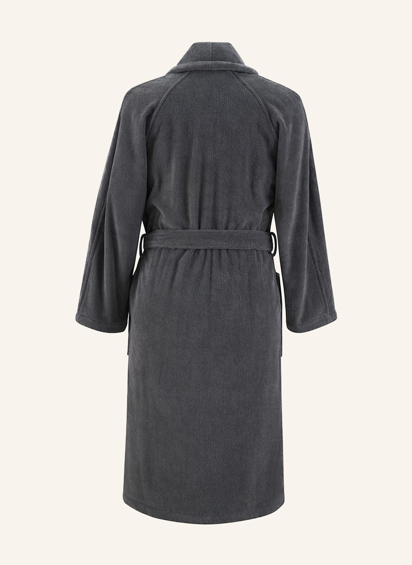 RALPH LAUREN HOME Bademantel LANGDON: DUNKELGRAU